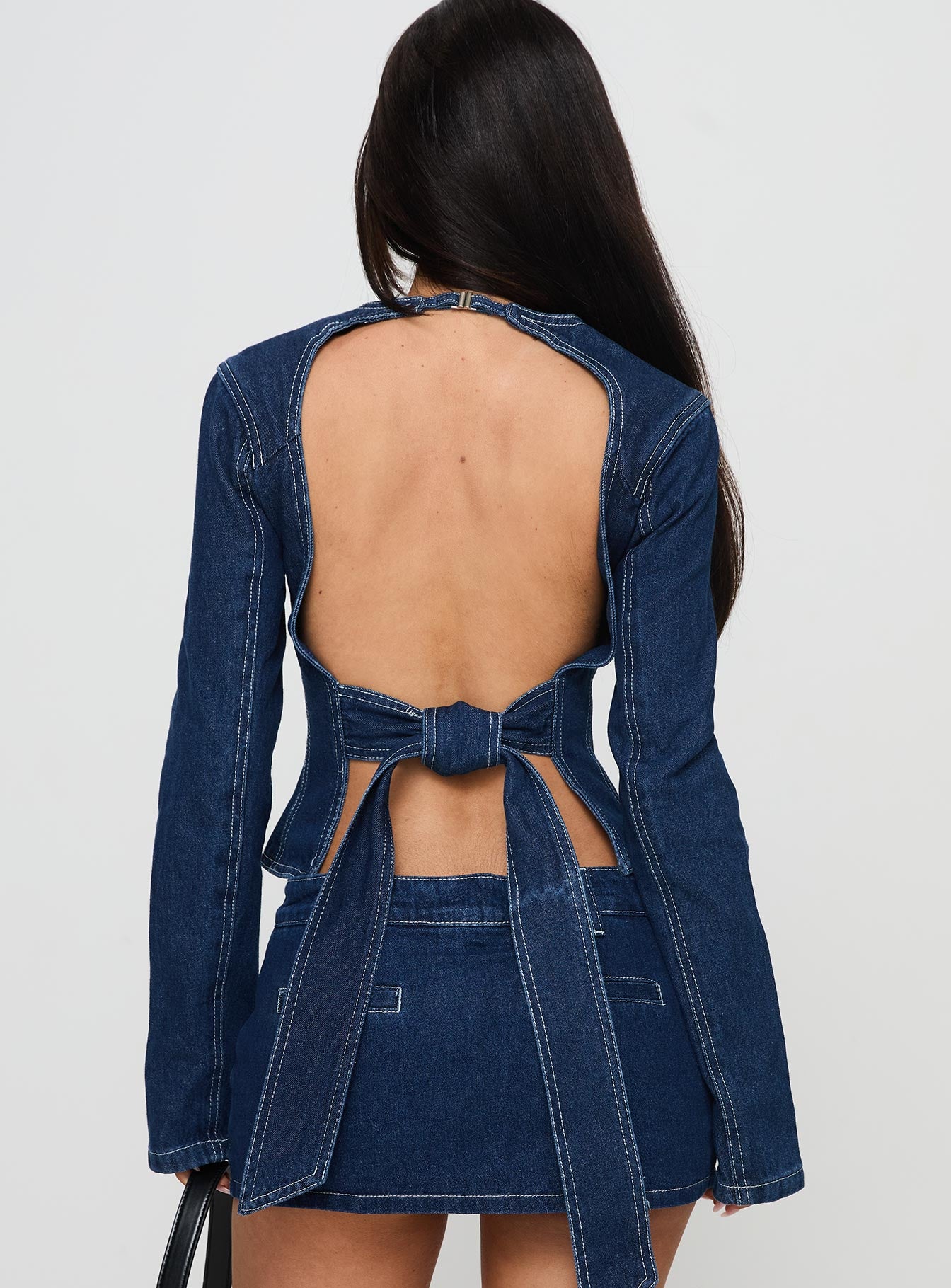 Countryside Long Sleeve Top Denim-Vipp Girl