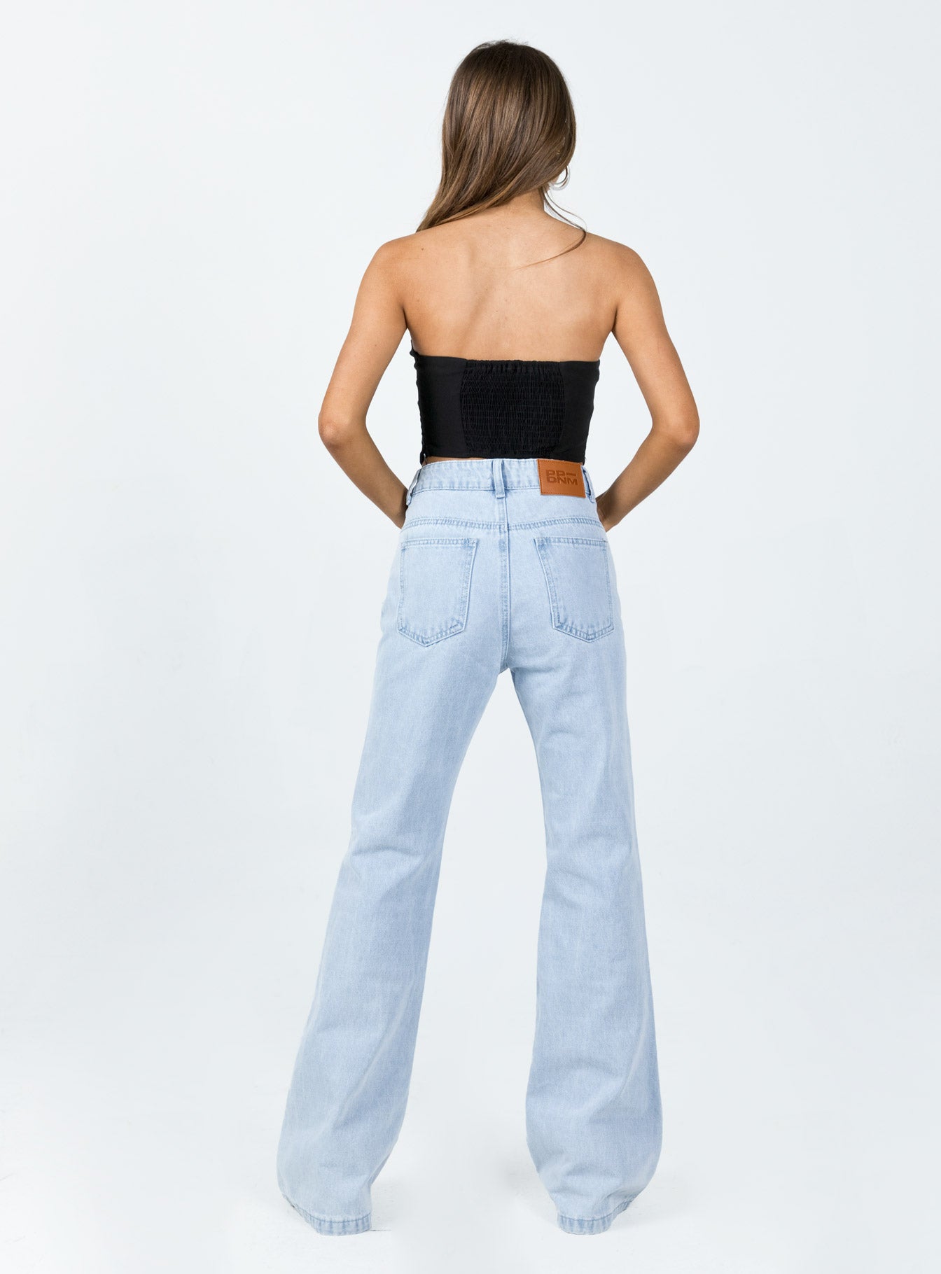 Cabarita Lounge Denim Jeans Light Wash-Vipp Girl