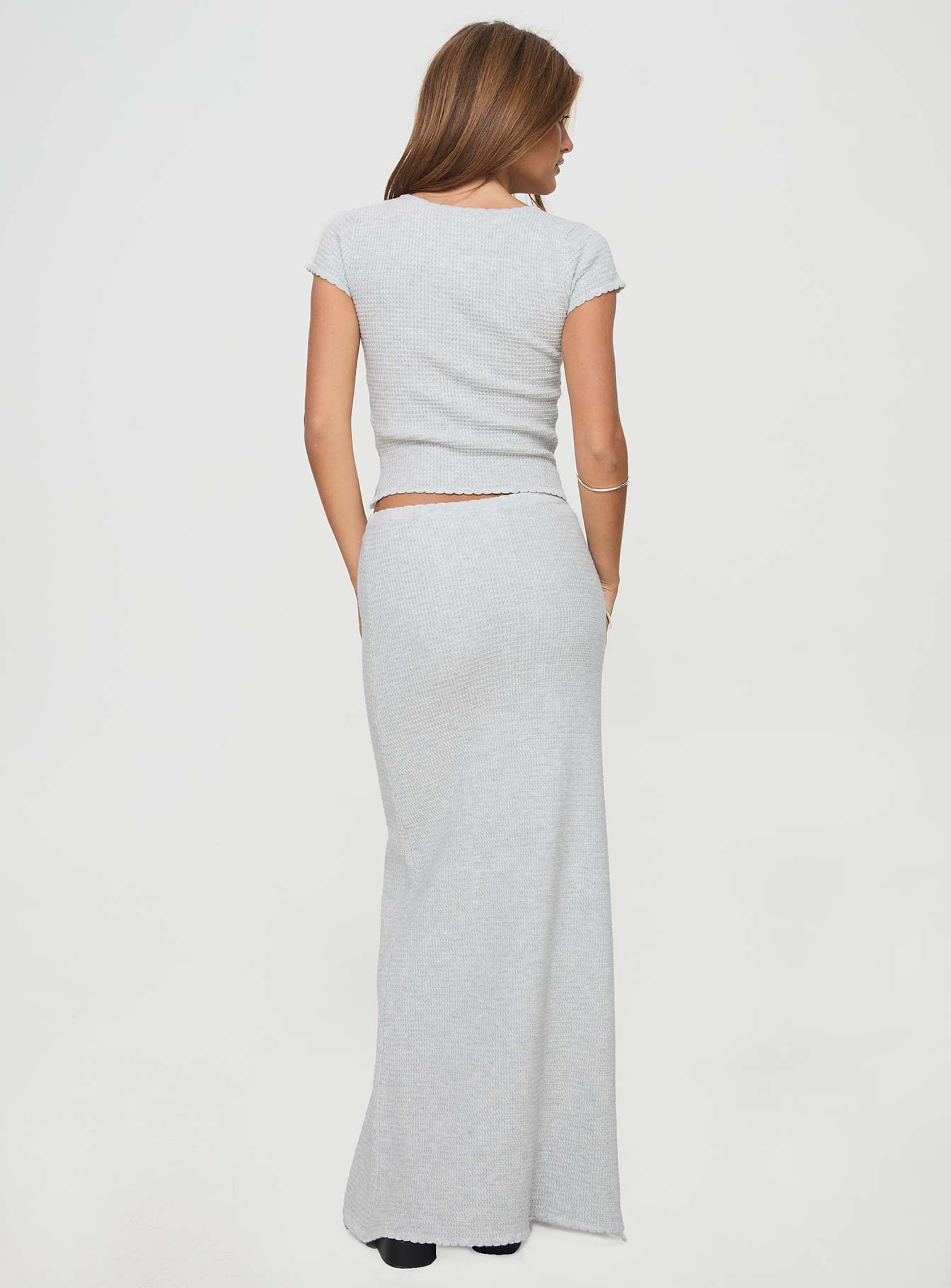 Just Like That Maxi Skirt Grey-Vipp Girl