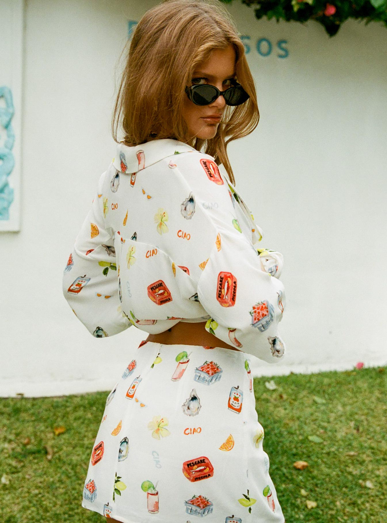 Caraliia Shirt White / Multi-Vipp Girl