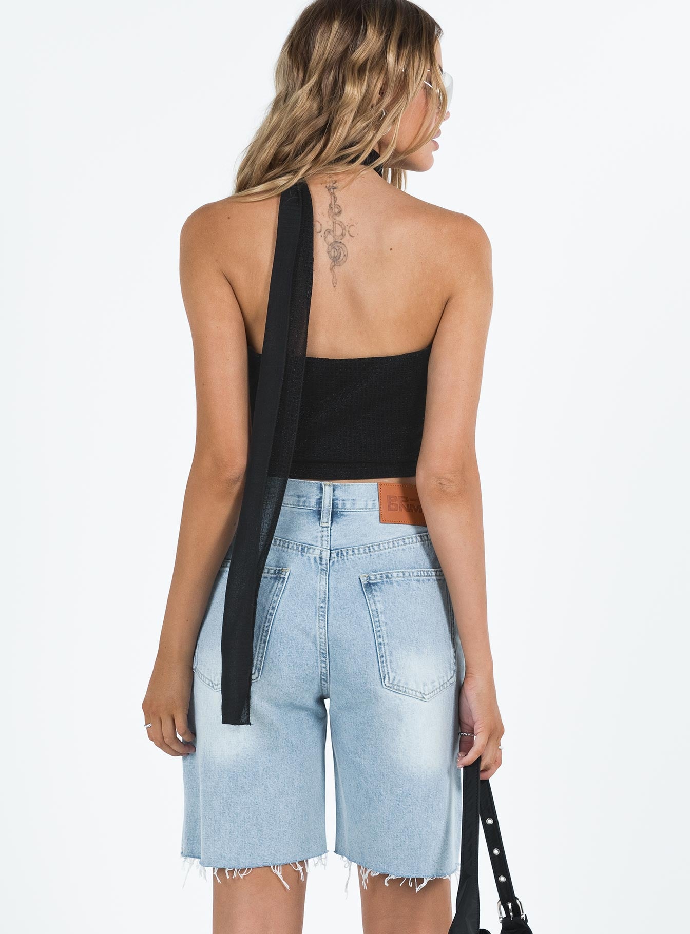 Get It Shorts Light Wash Denim-Vipp Girl