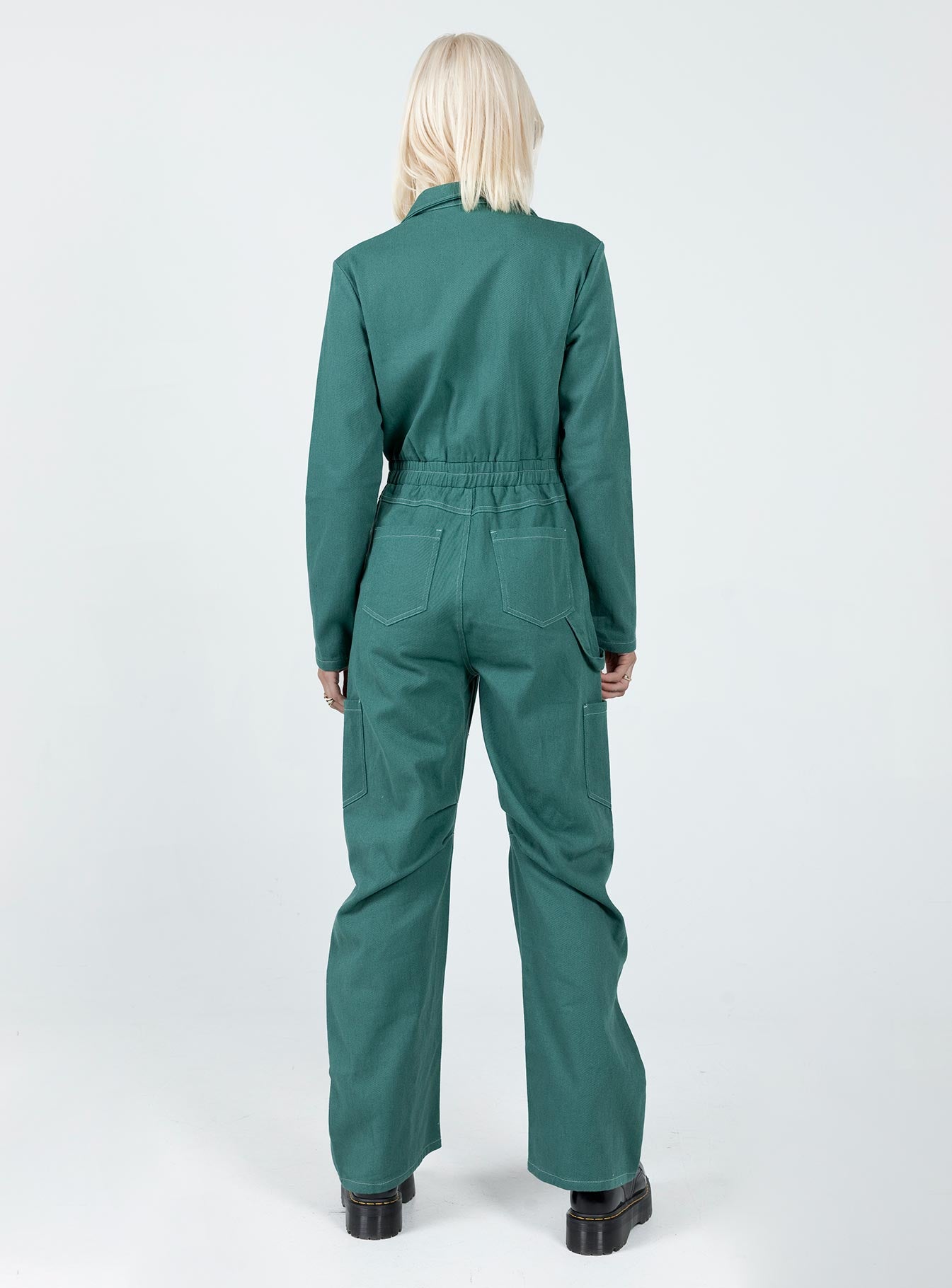 Miami Vice Boiler Suit Forest Green-Vipp Girl