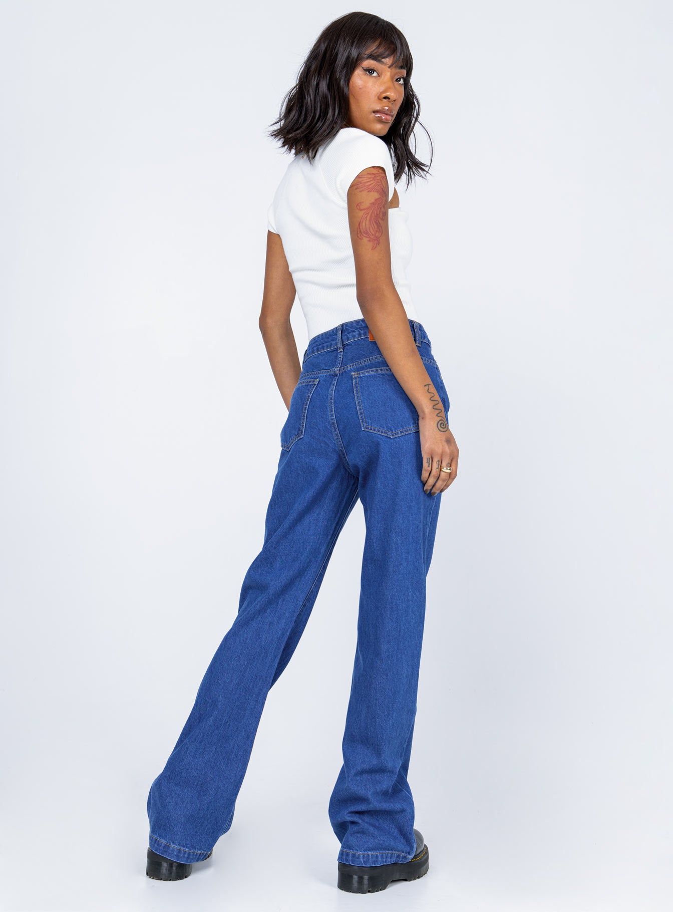 Cannes Flare Denim Jeans-Vipp Girl