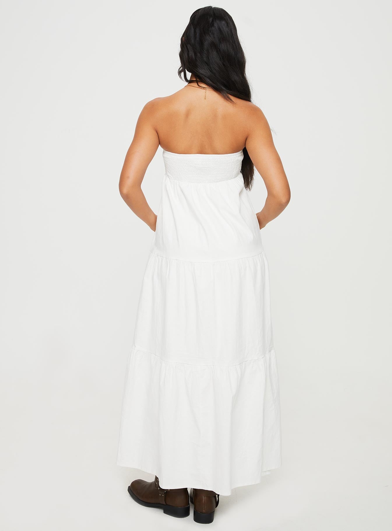 Osment Maxi Dress White-Vipp Girl