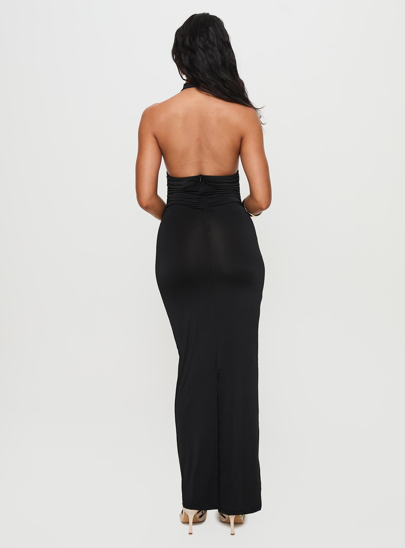 Giggle Maxi Dress Black-Vipp Girl