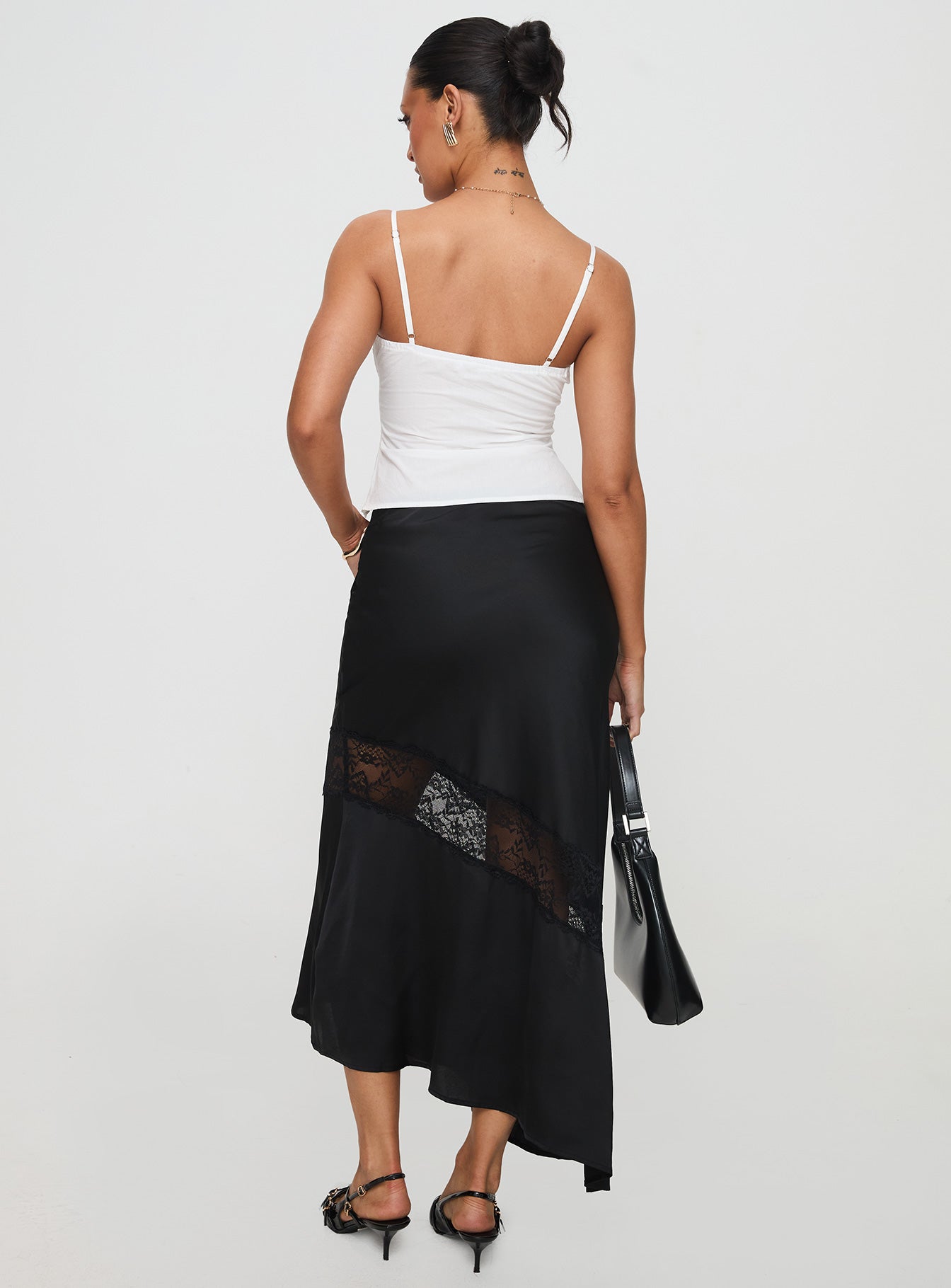 Carrion Lace Maxi Skirt Black-Vipp Girl