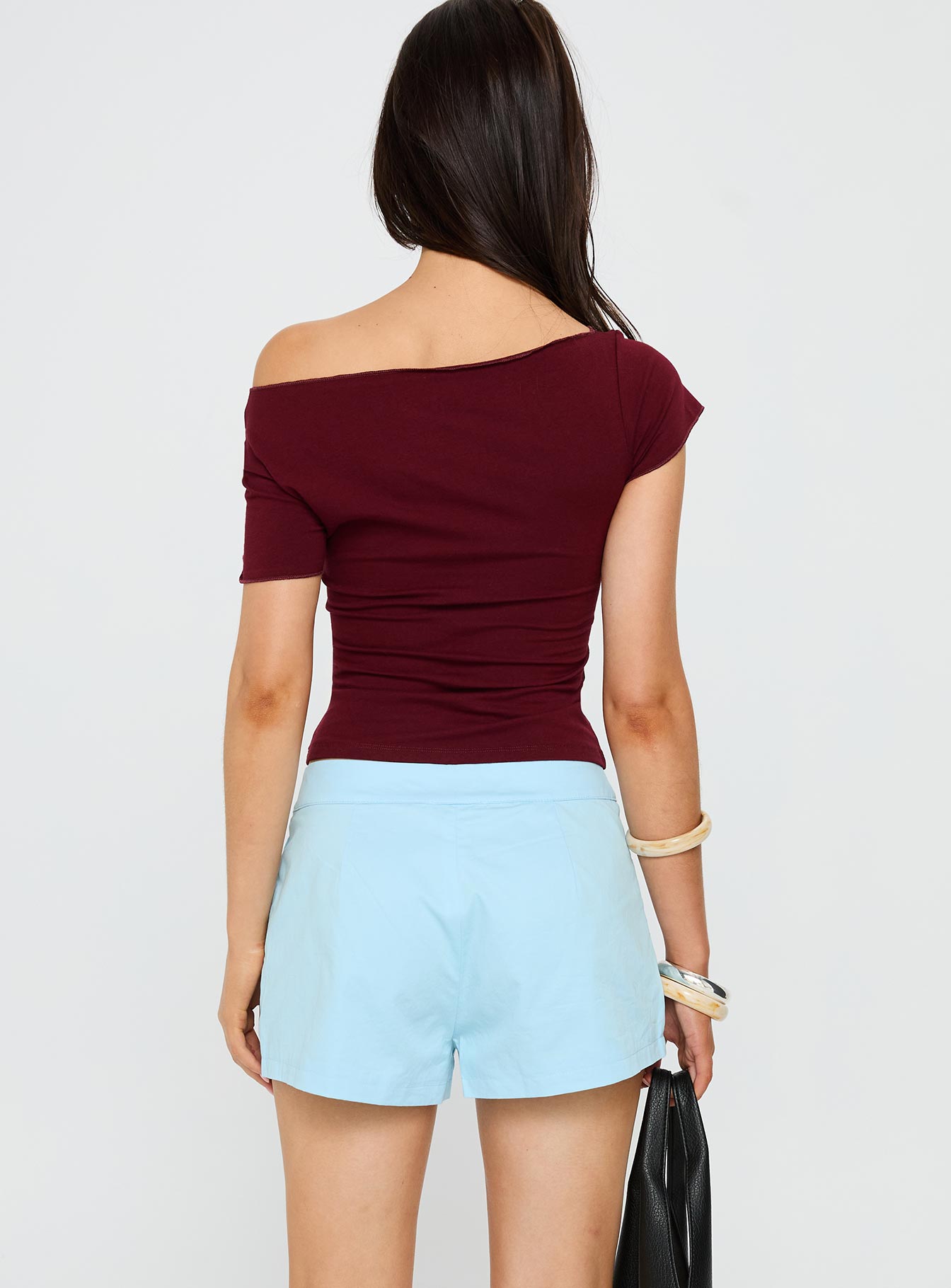 Leleia Embroidered Shorts Blue-Vipp Girl