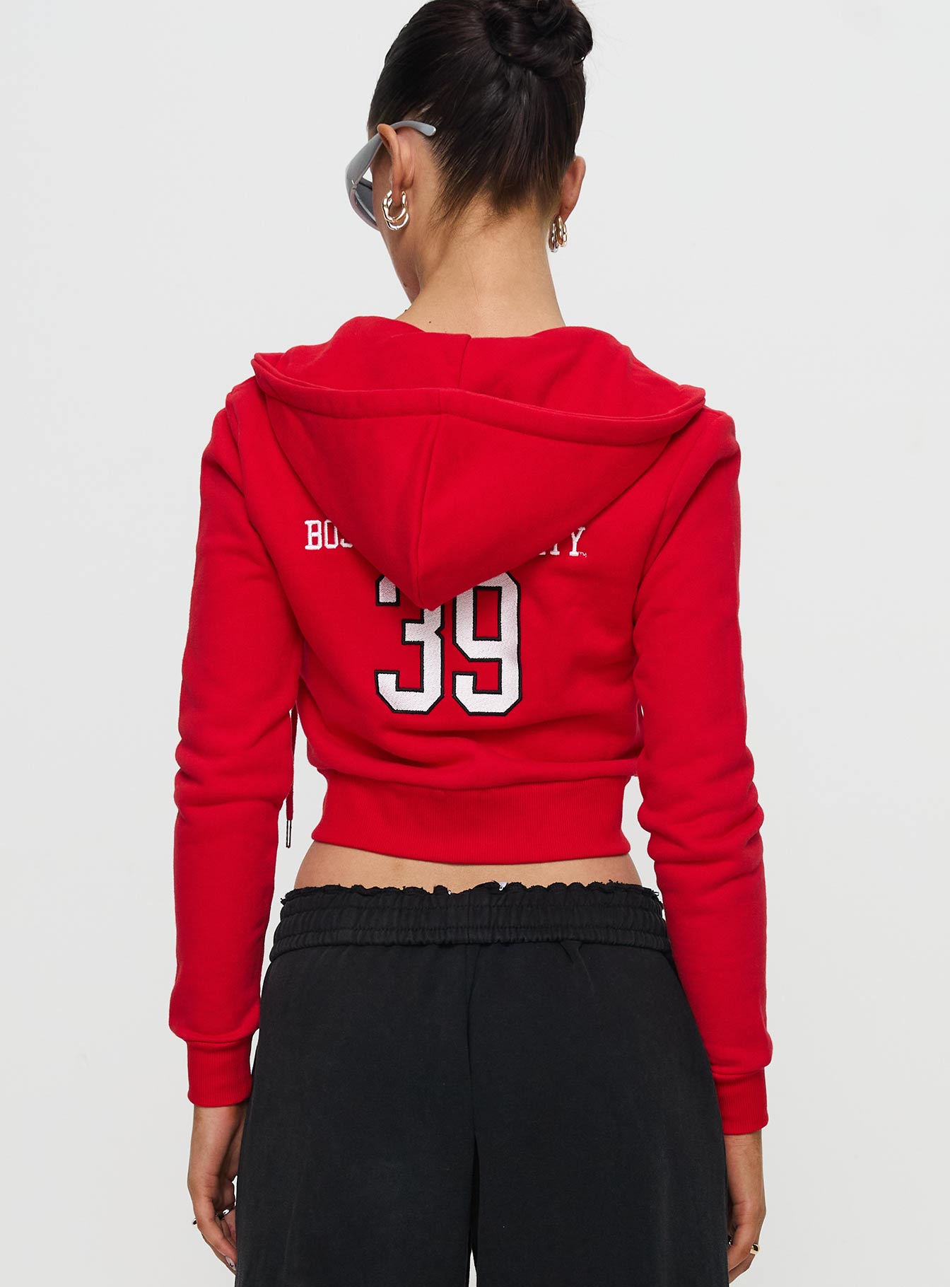BU MIA Zip Sweater Red-Vipp Girl