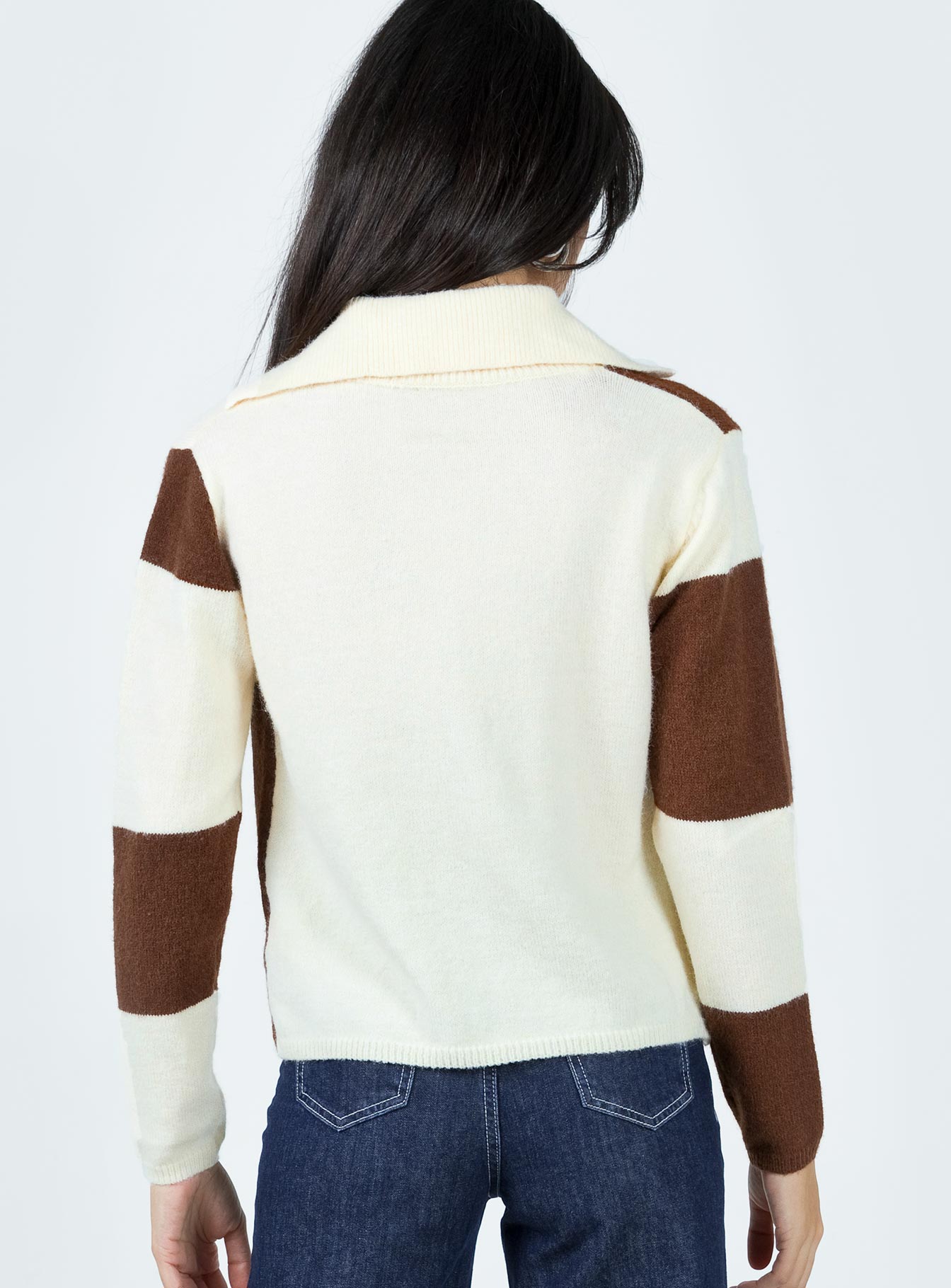 Pembroke Sweater Brown / Cream-Vipp Girl