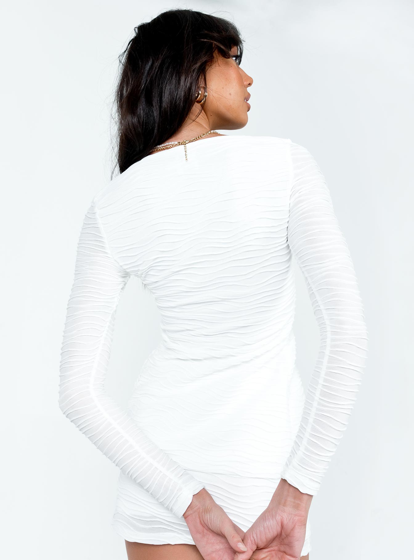 Nowell Long Sleeve Top White-Vipp Girl