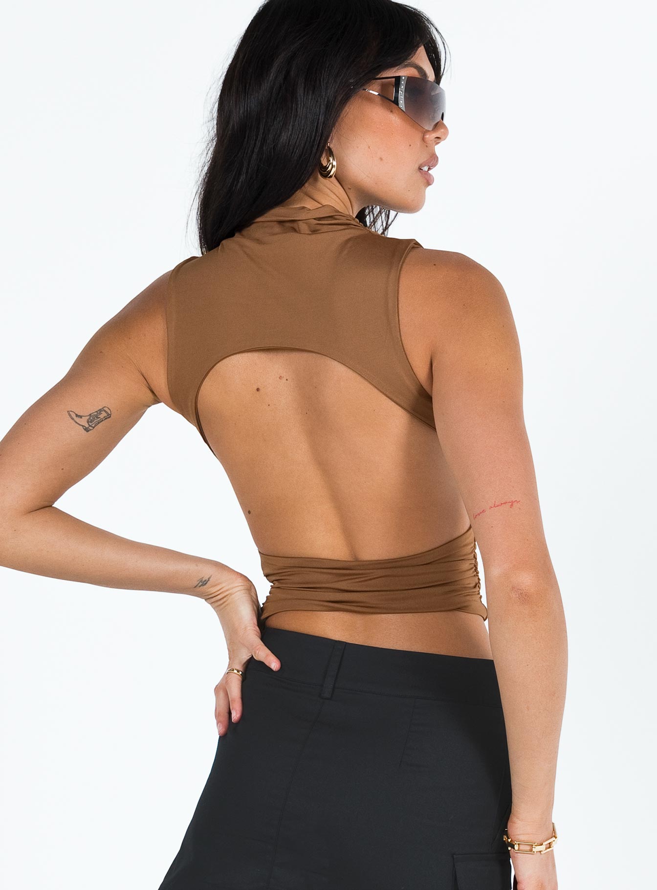Favril Top Brown-Vipp Girl