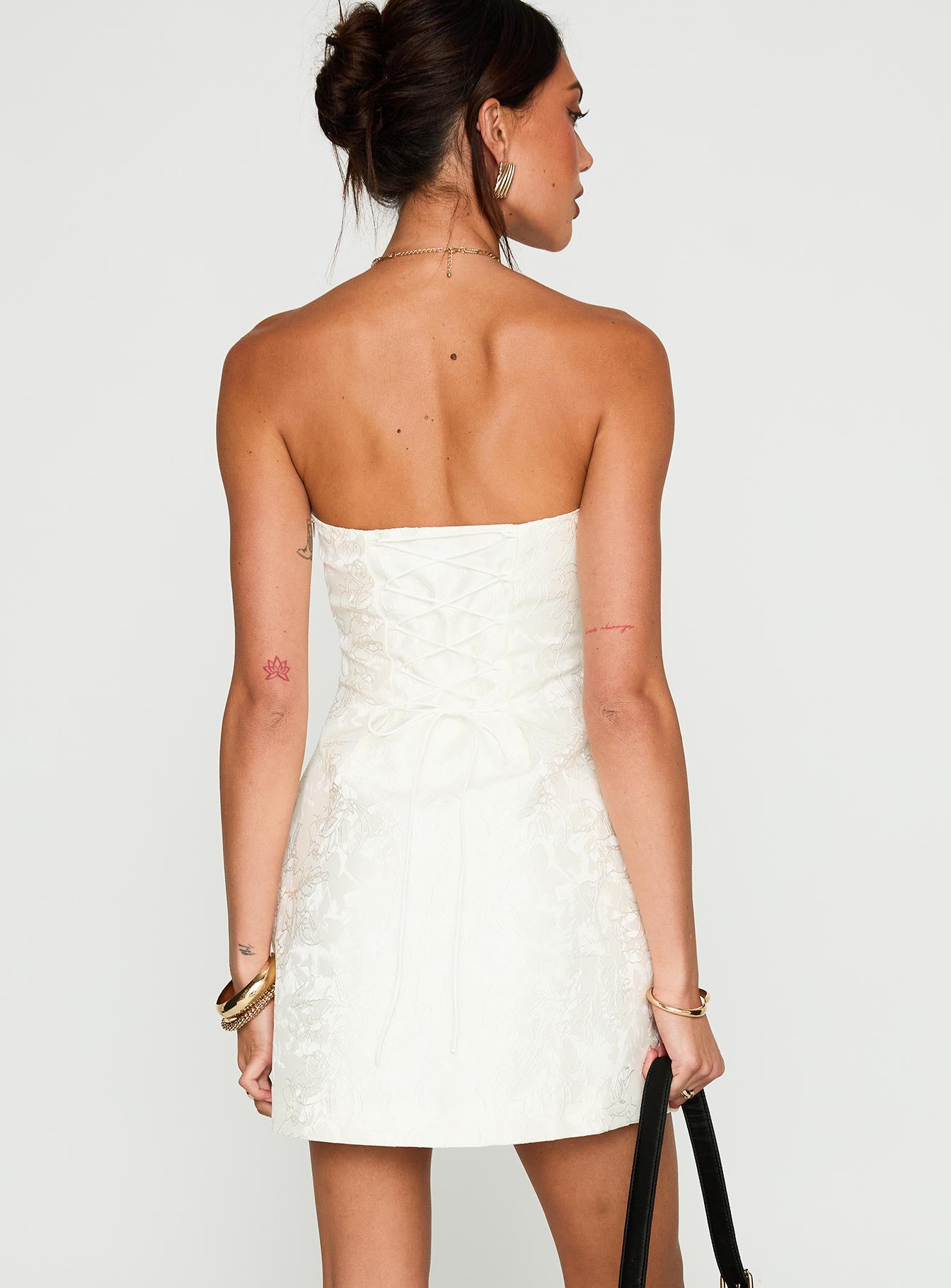 Heaven Sent Strapless Mini Dress White-Vipp Girl