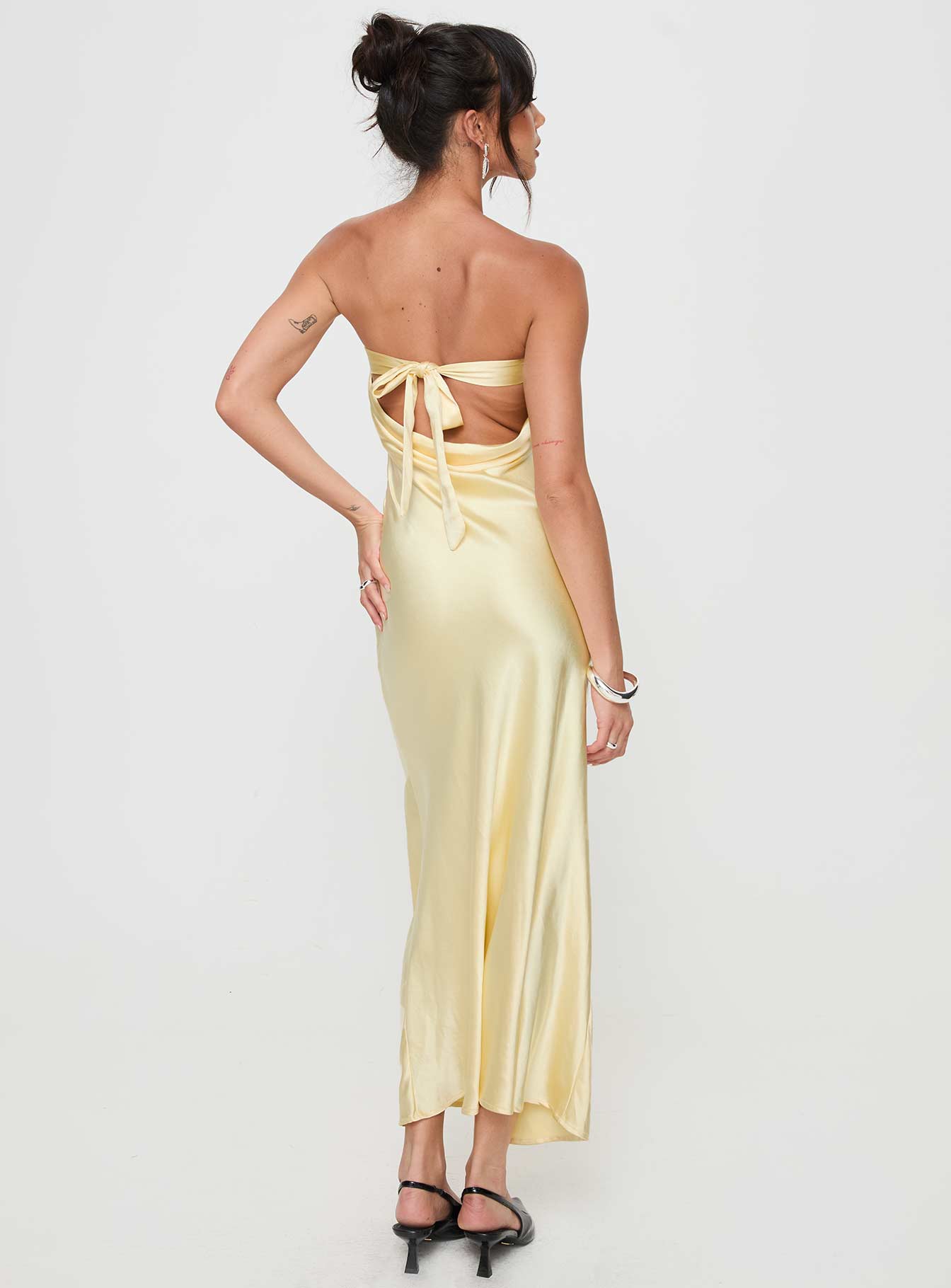 Haley Maxi Dress Yellow-Vipp Girl