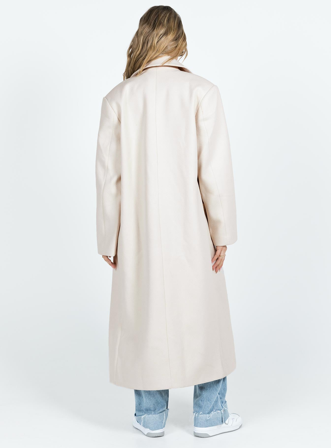 Olsen Coat Cream-Vipp Girl