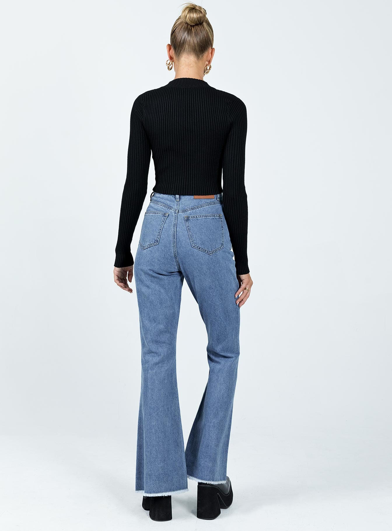 Bolsena Flared Mid Wash Denim Jean-Vipp Girl