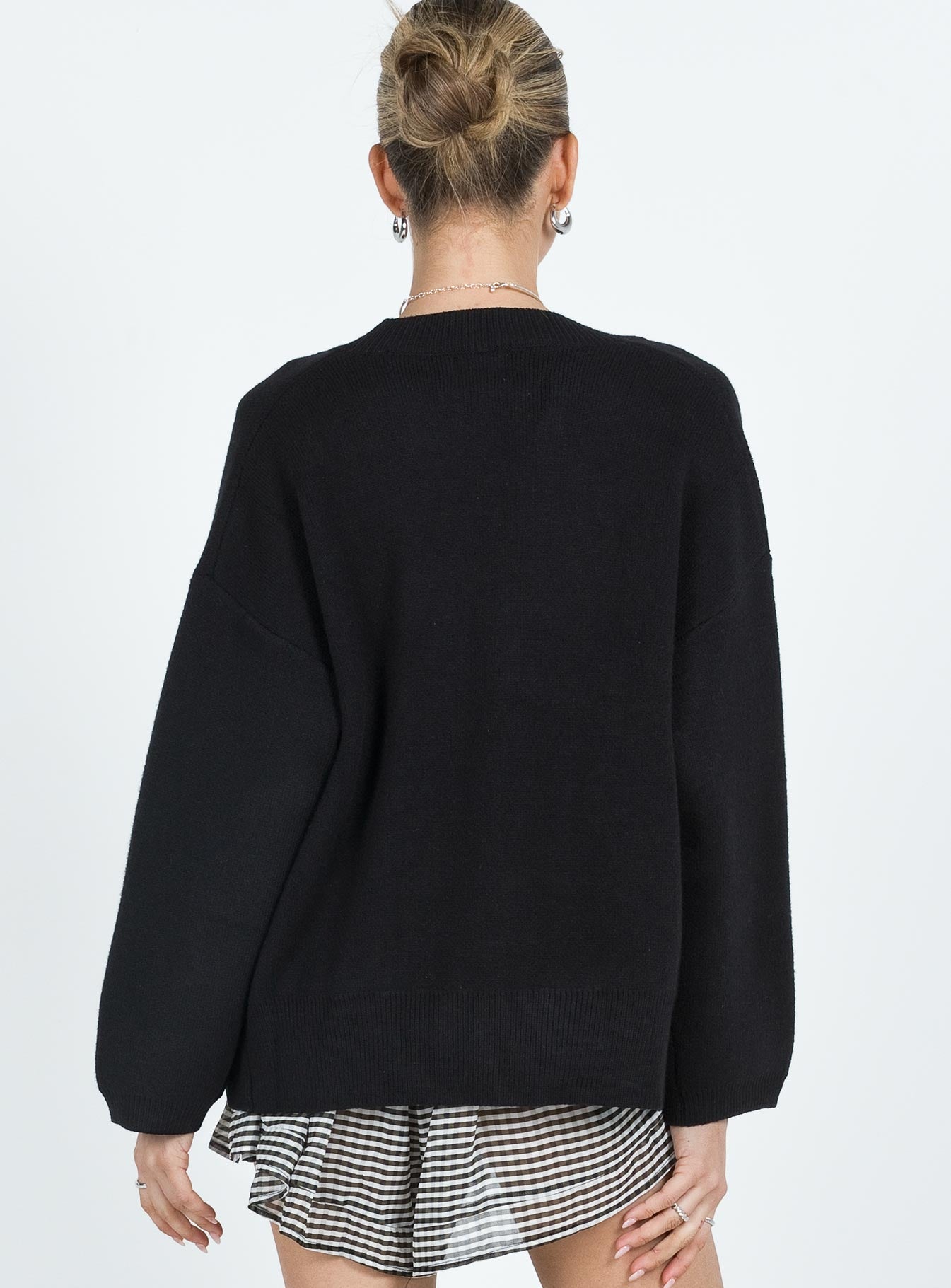 Burke Cardigan Black-Vipp Girl