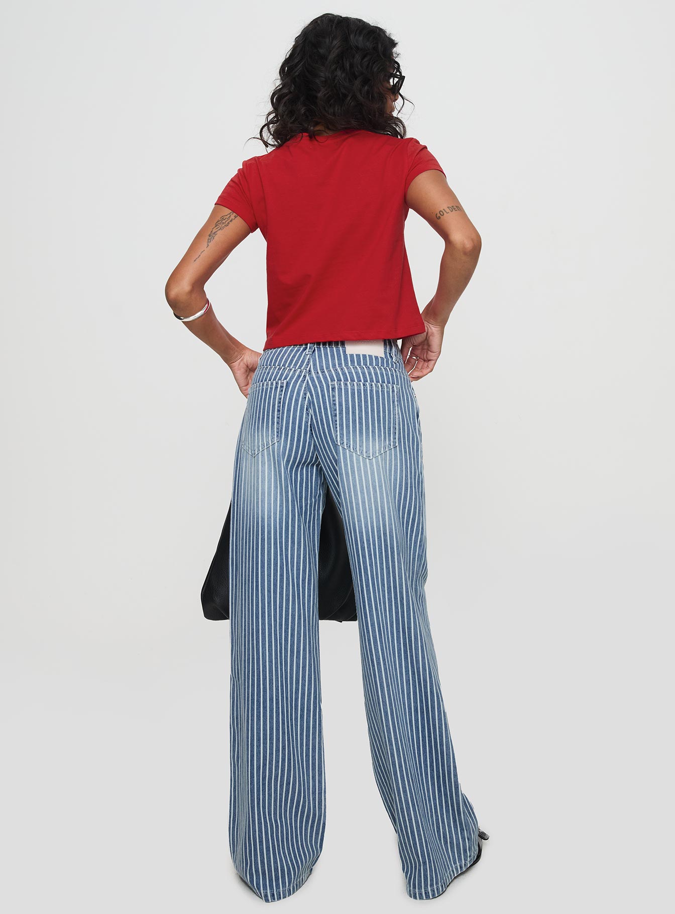 Blaise Jeans Blue Stripe-Vipp Girl