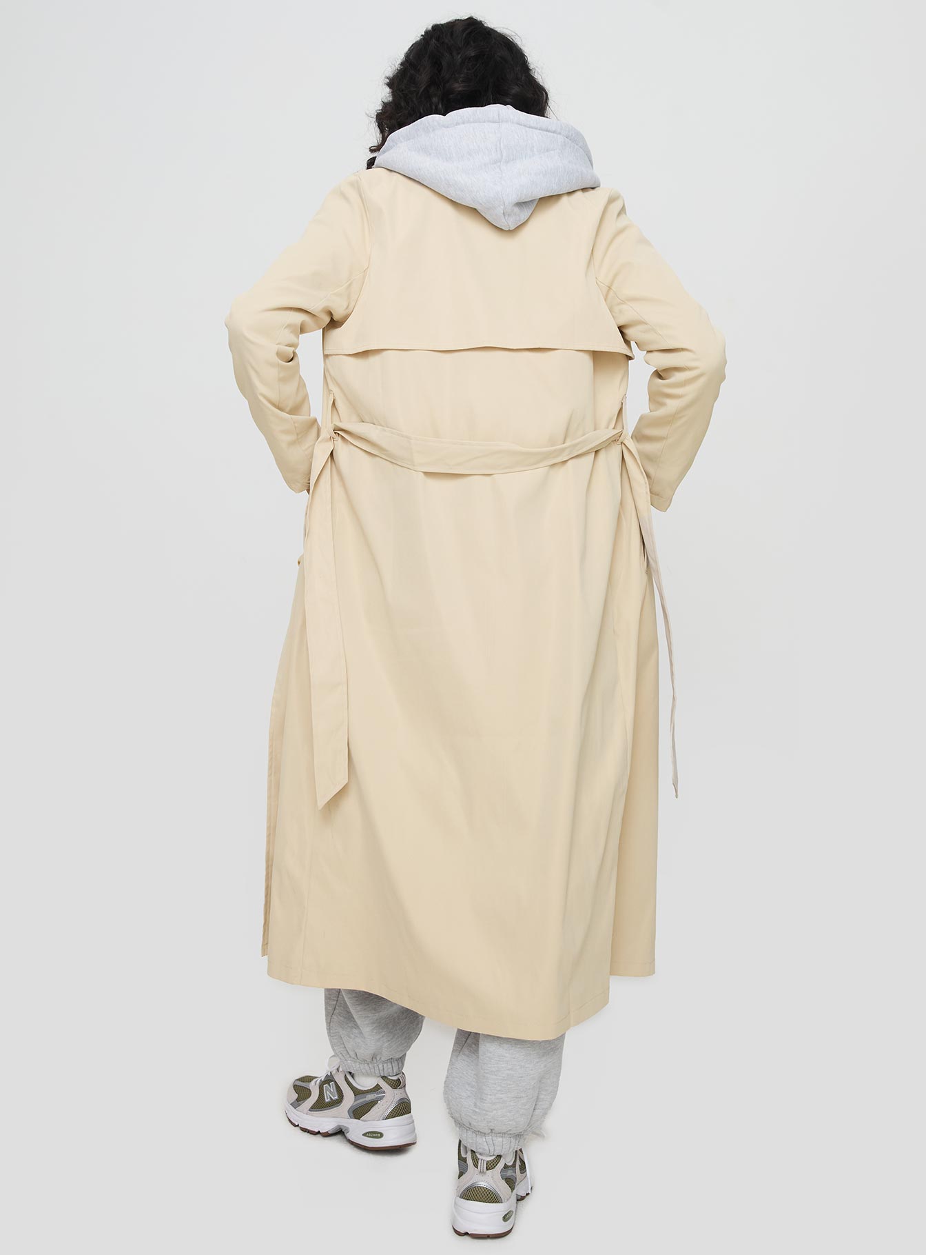 Haili Trench Coat Beige-Vipp Girl