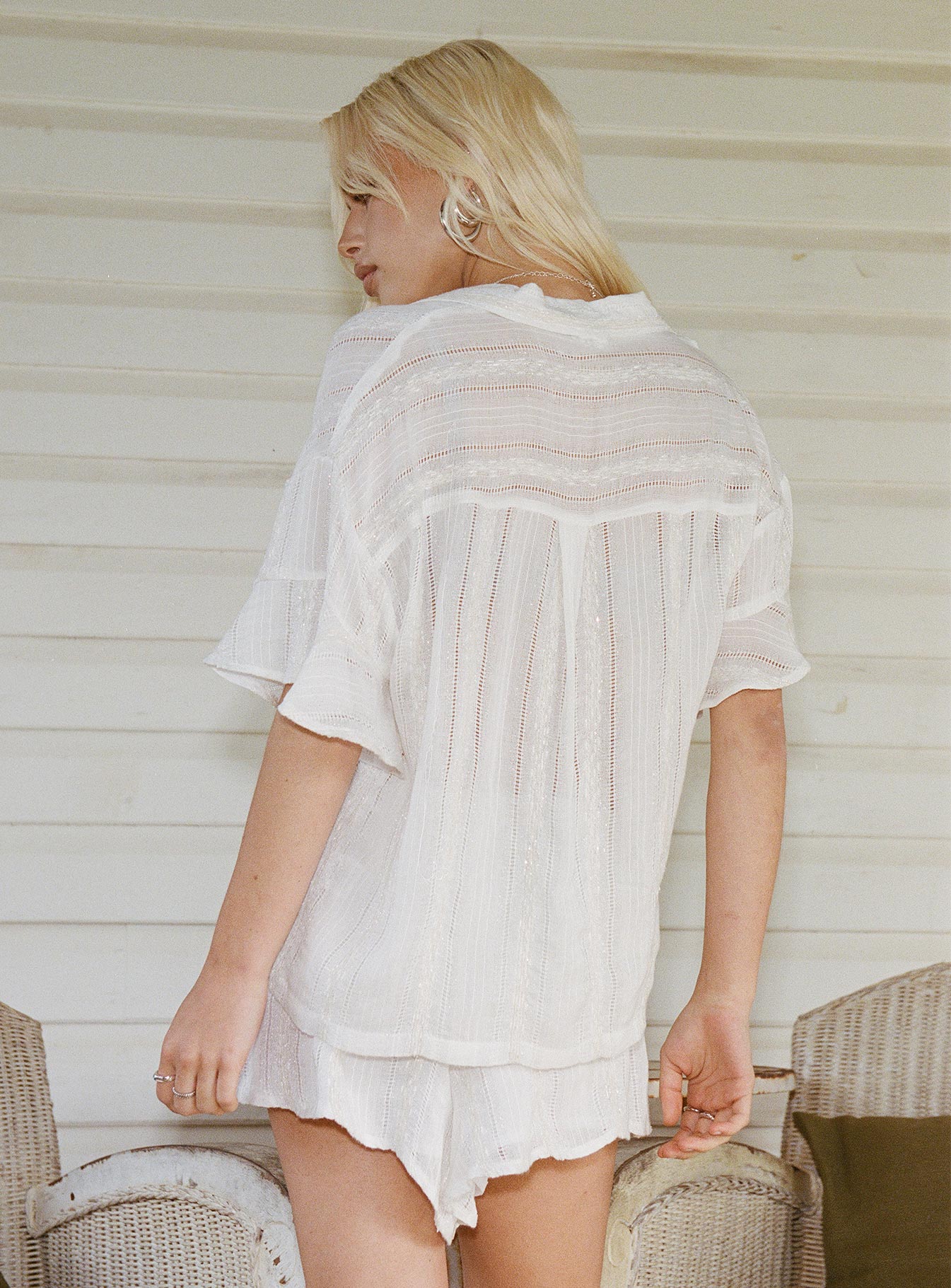 Bennie Shirt White-Vipp Girl