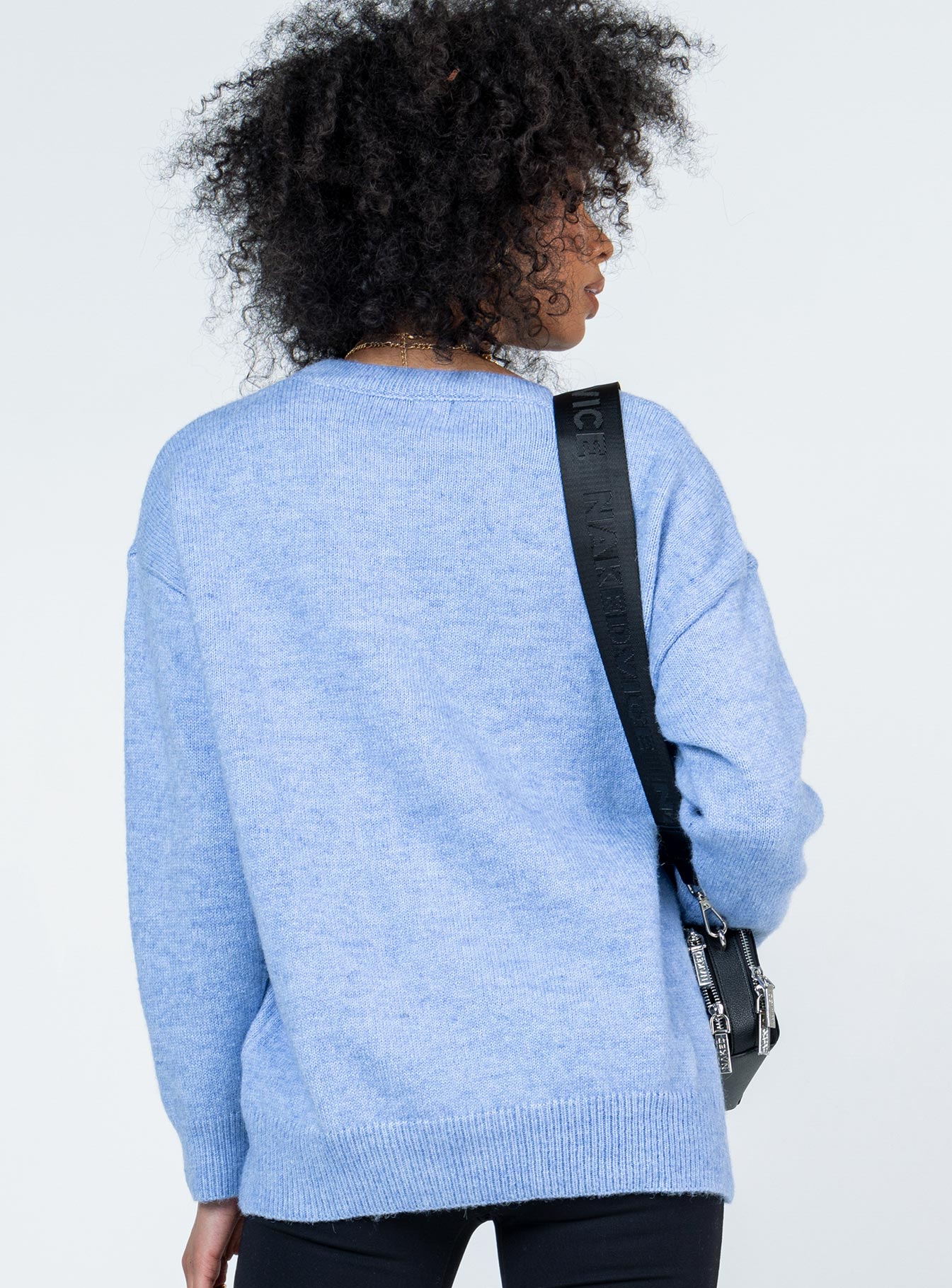 Kelsea Oversized Sweater Blue-Vipp Girl
