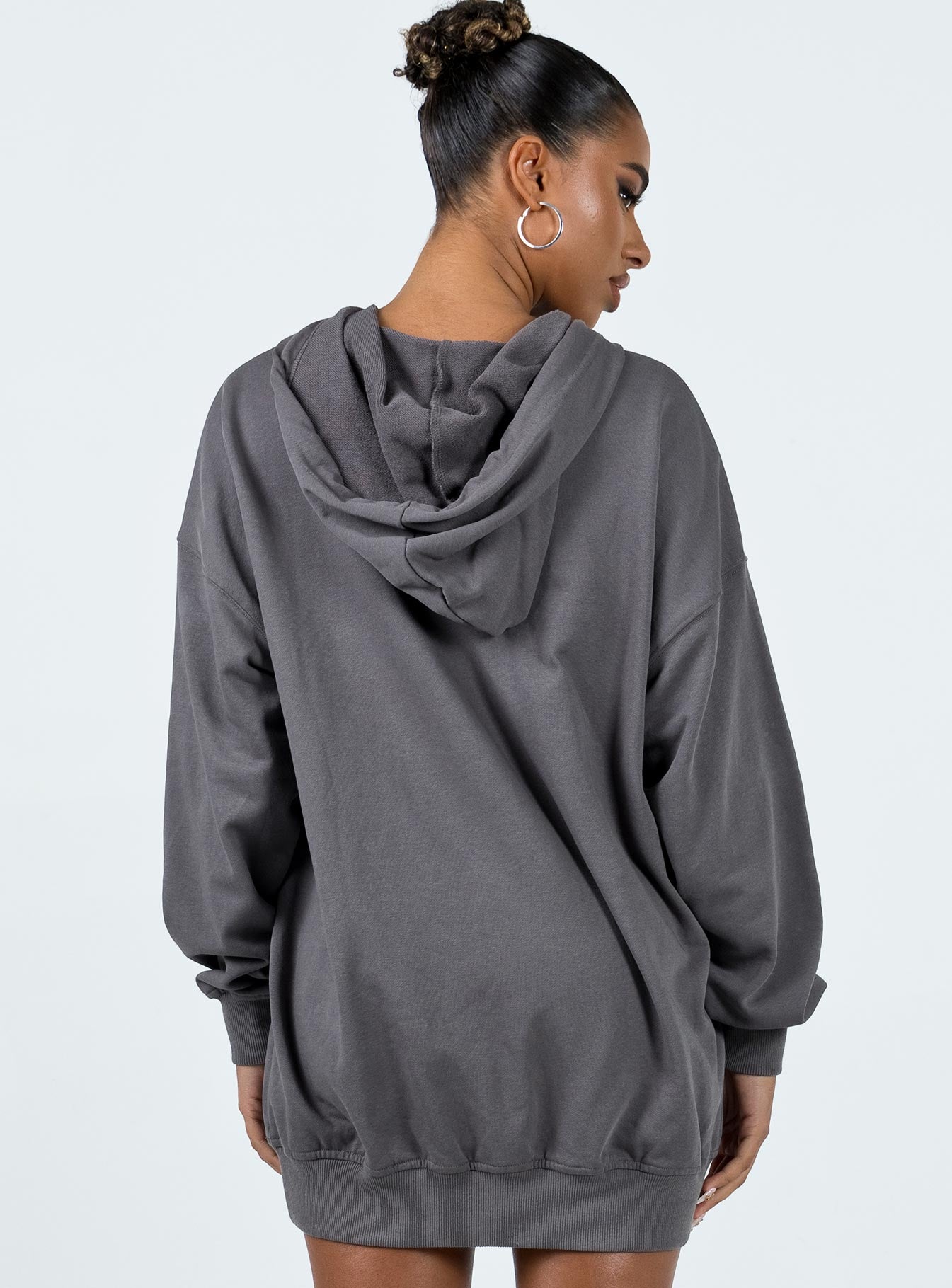 Brunz Sweater Dress Charcoal-Vipp Girl