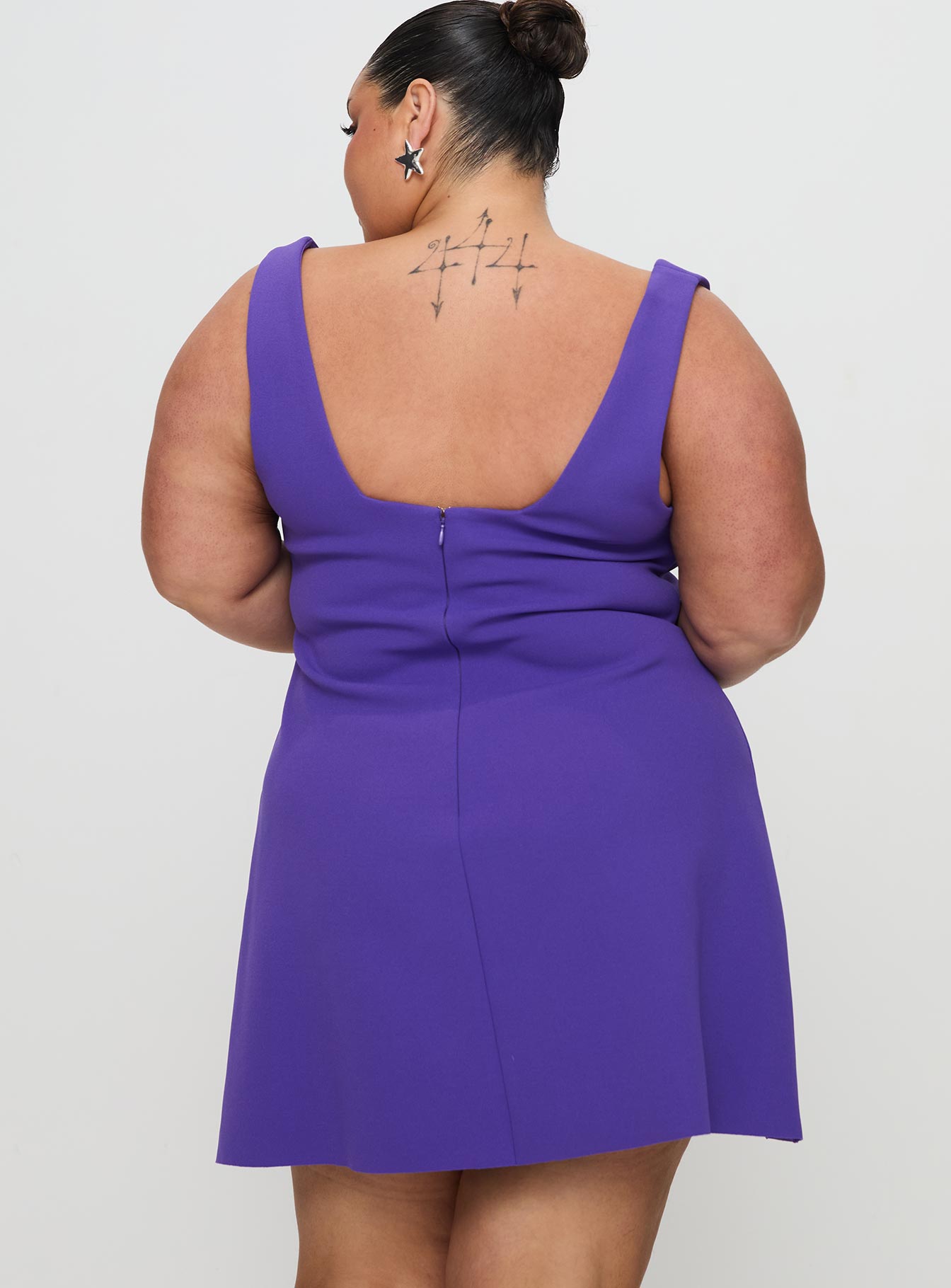 Bombshell Mini Dress Purple-Vipp Girl