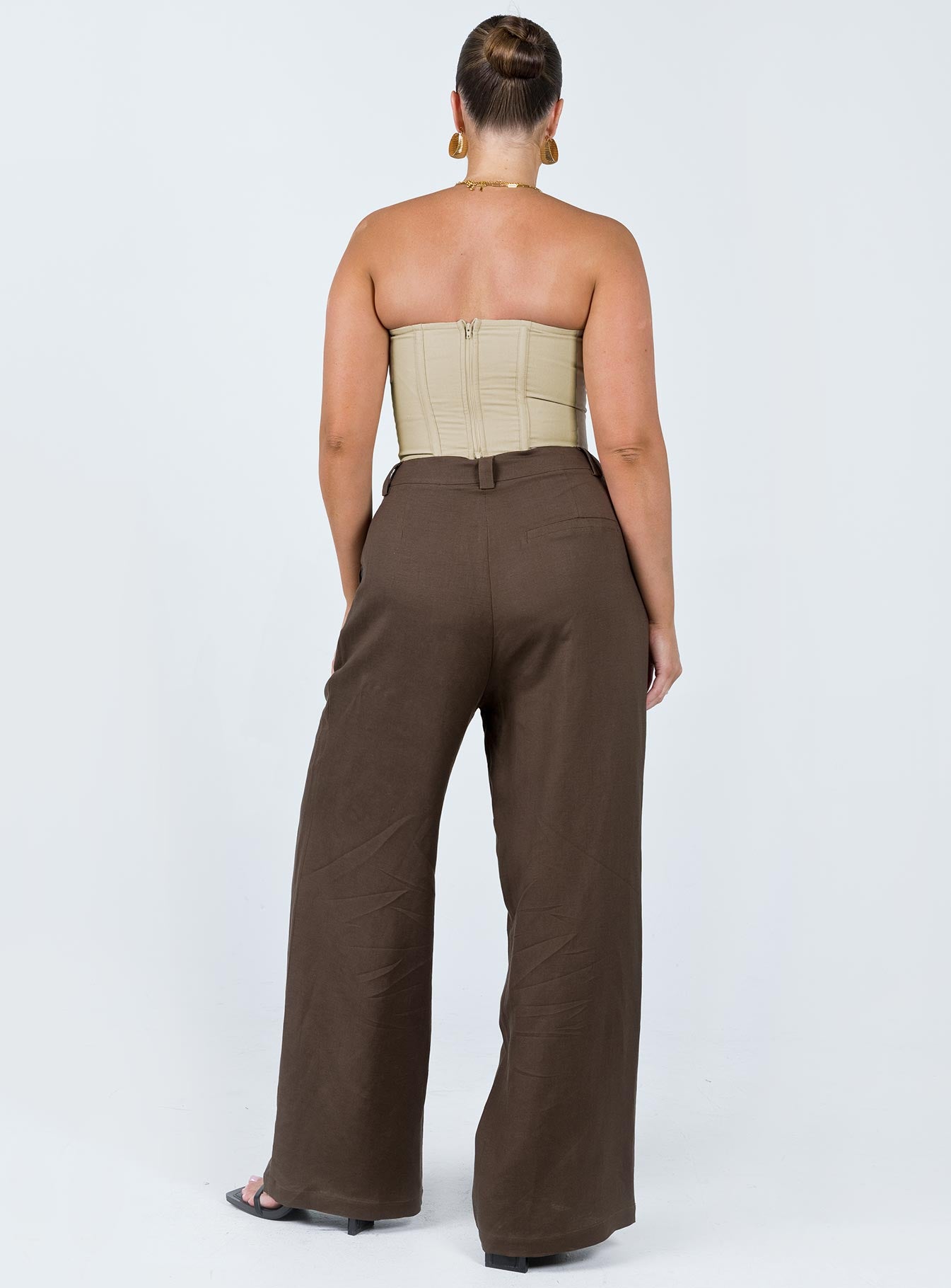 La Quinta Pant Dark Chocolate-Vipp Girl