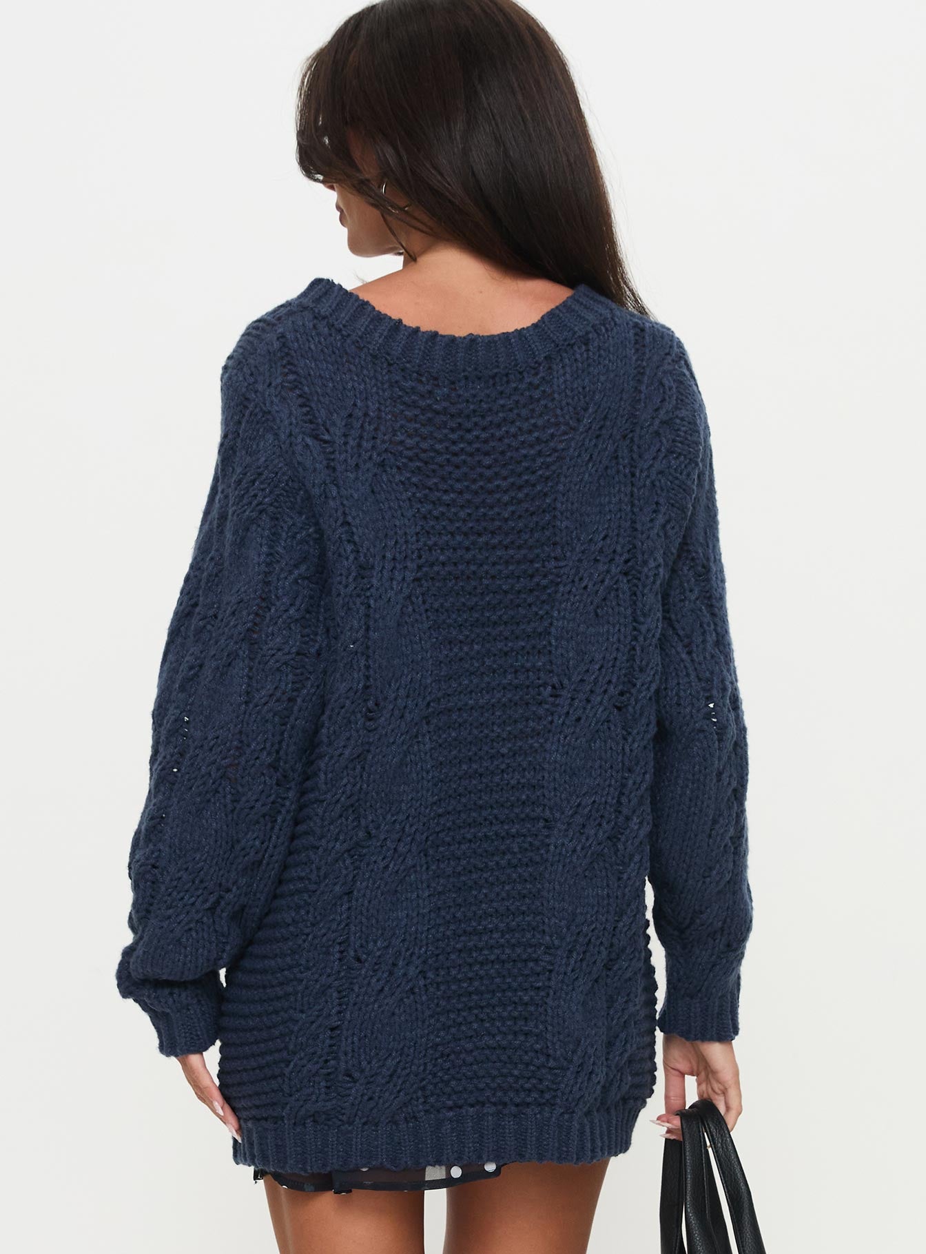 Gabrieal Knit Sweater Navy-Vipp Girl