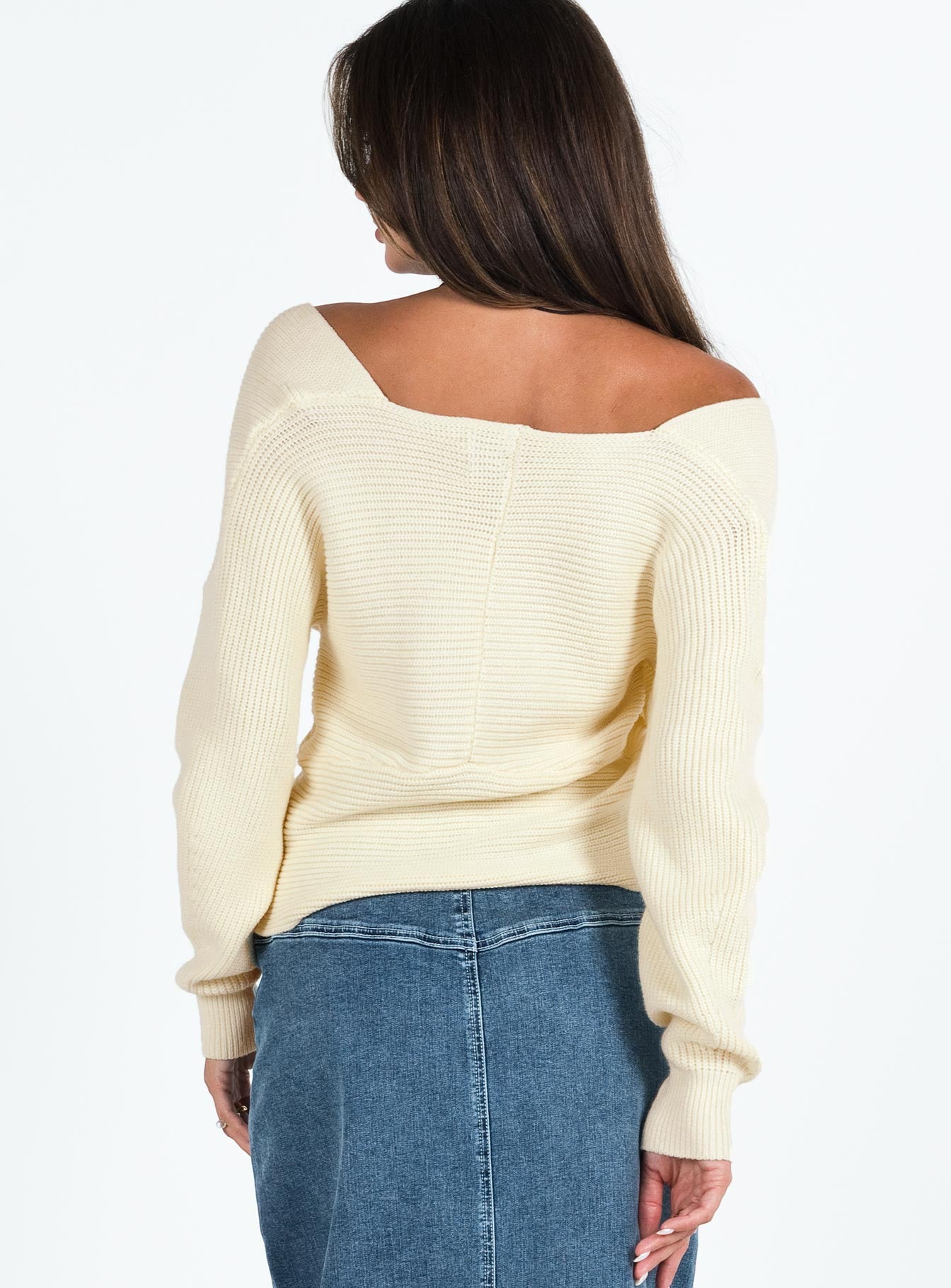 Ruiz Knit Jumper Cream-Vipp Girl