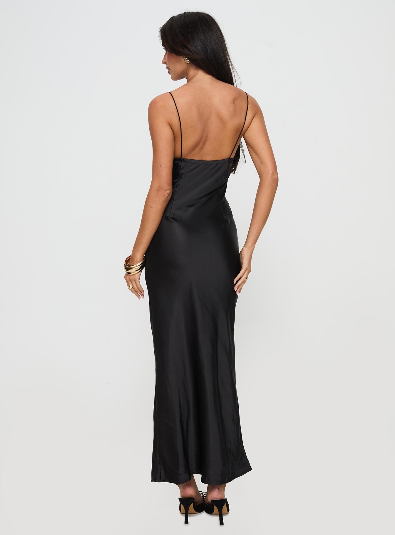 Marilyn Maxi Dress Black-Vipp Girl