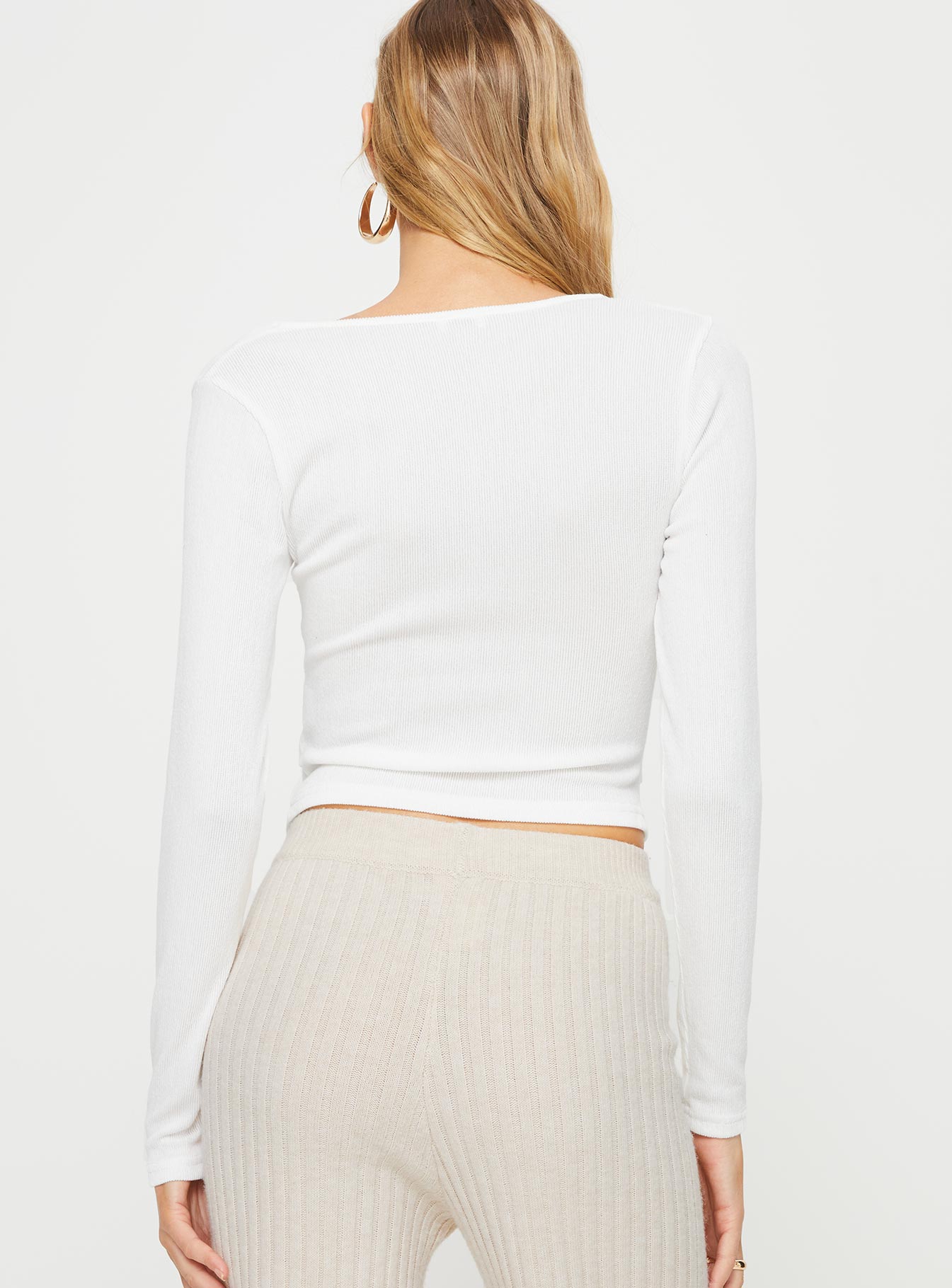Dixon Long Sleeve Top White-Vipp Girl