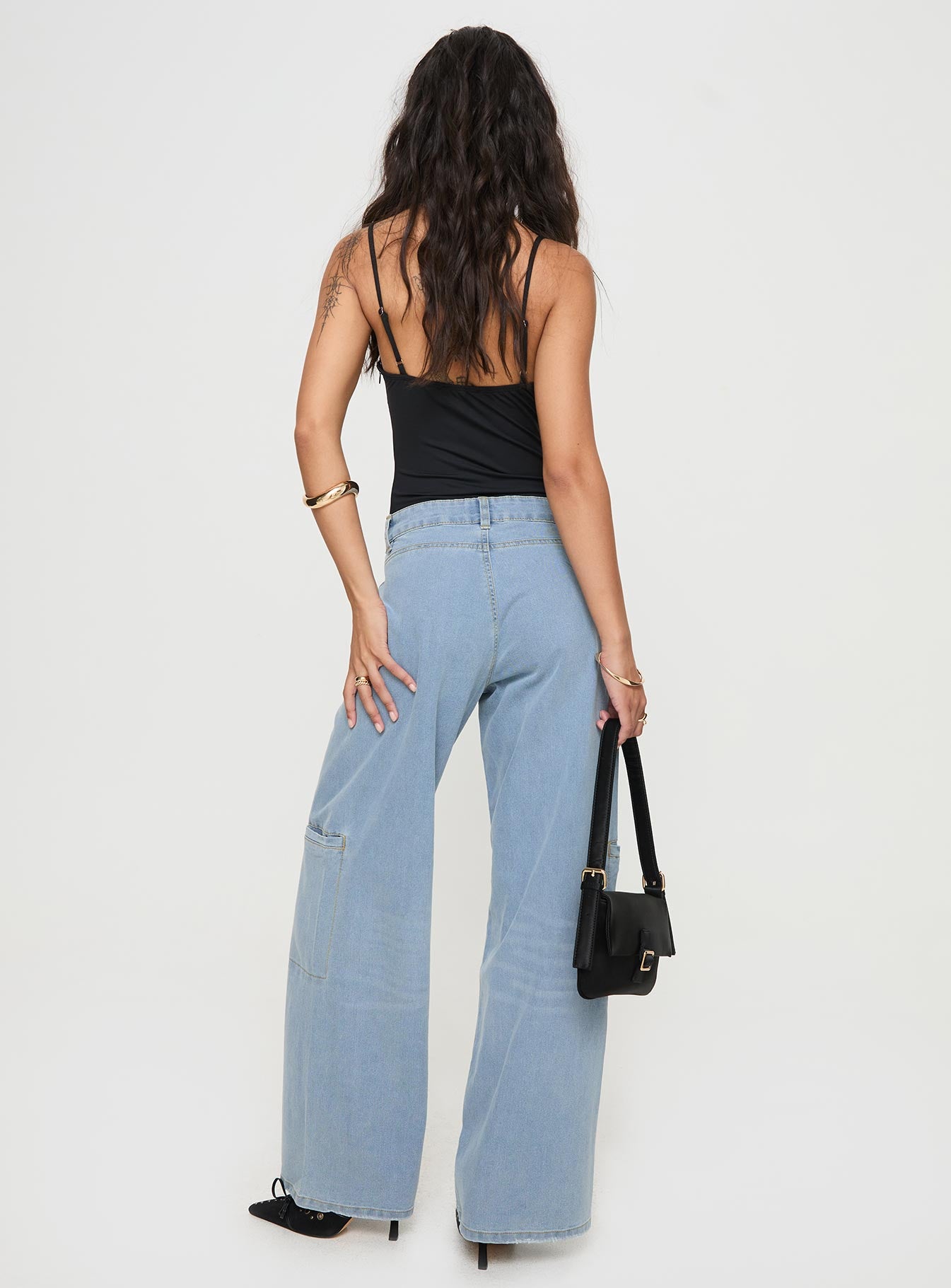 Calendar Low Rise Jeans Vintage Wash-Vipp Girl