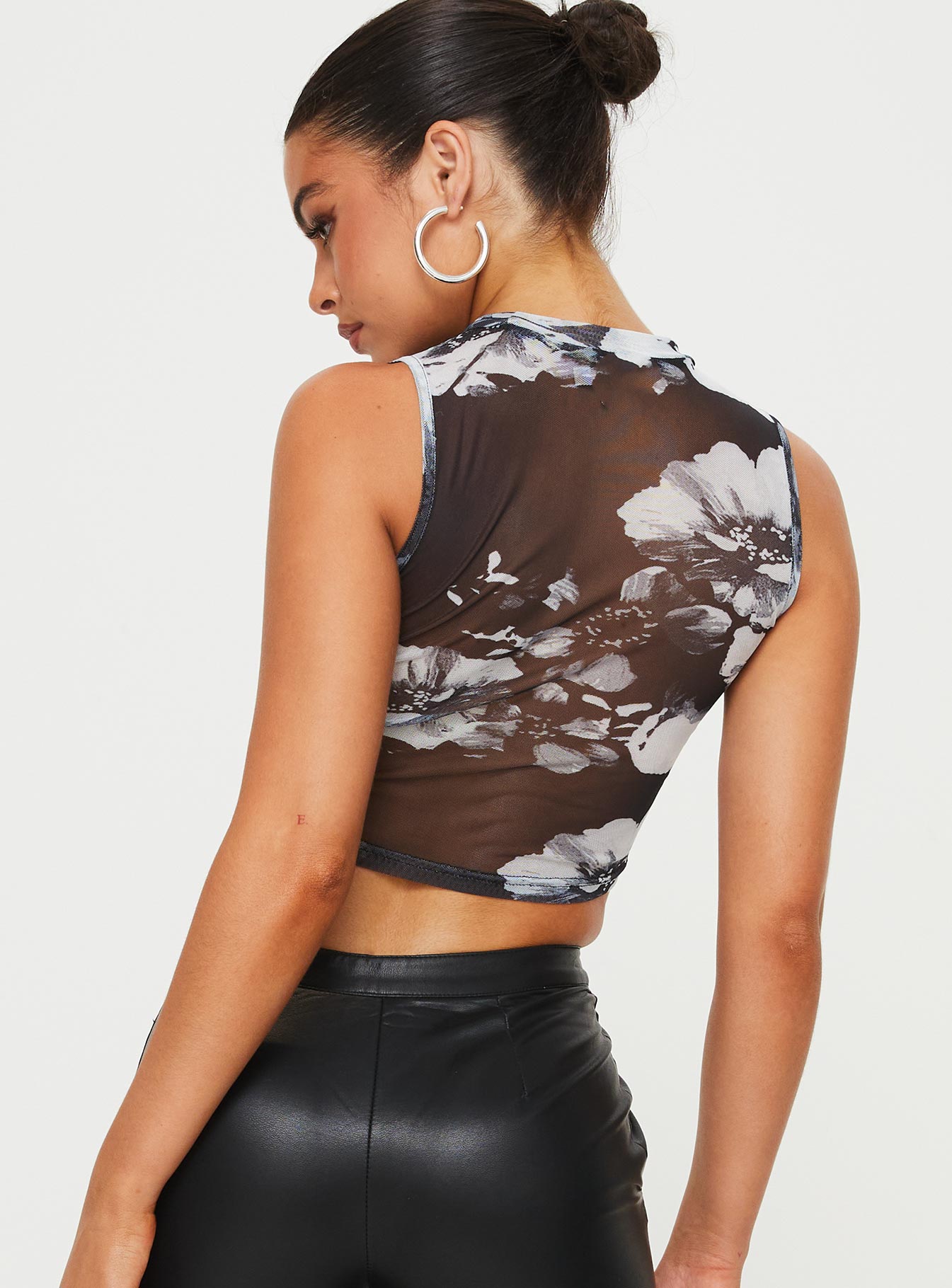 Missed Out Mesh Top Black-Vipp Girl