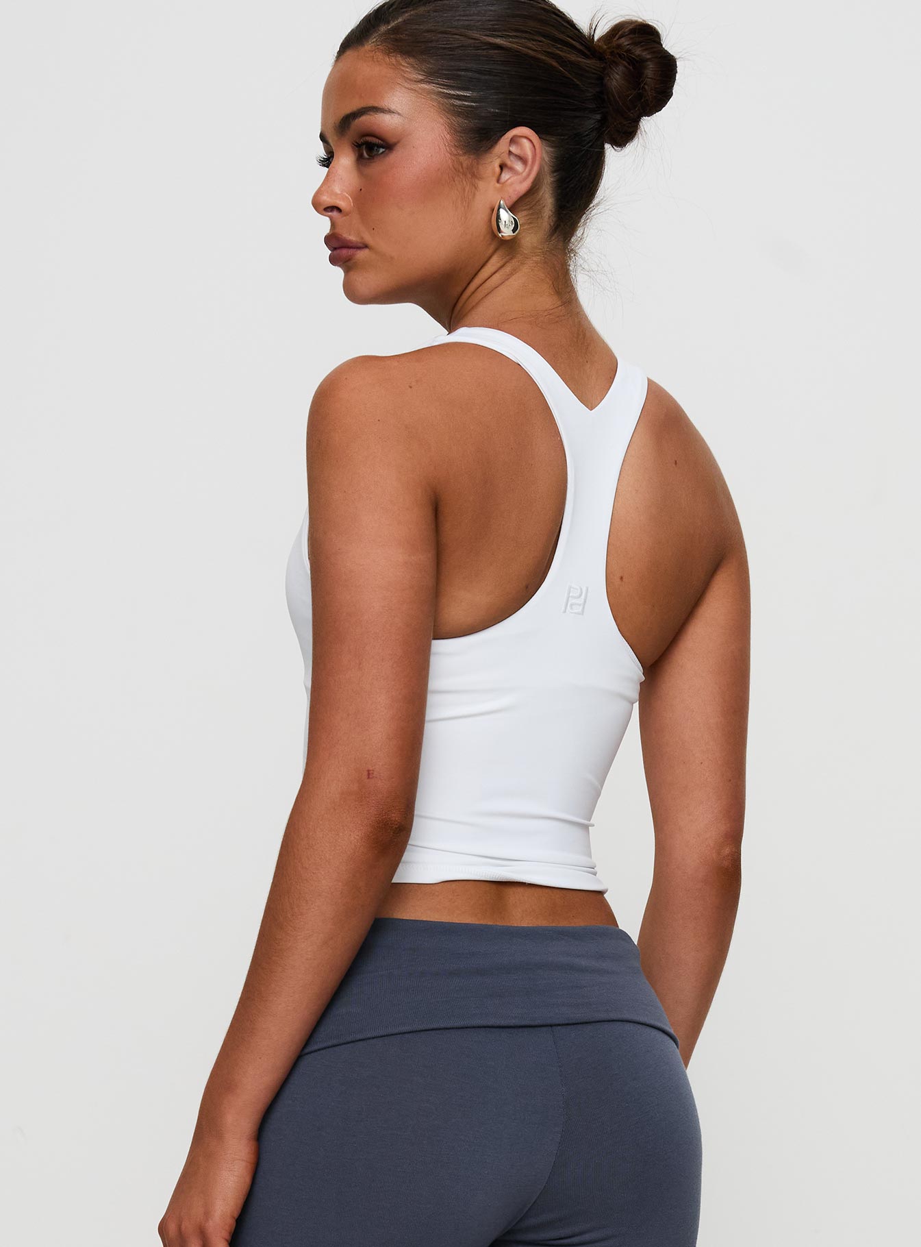 Fast Track Longline Active Tank Top White-Vipp Girl