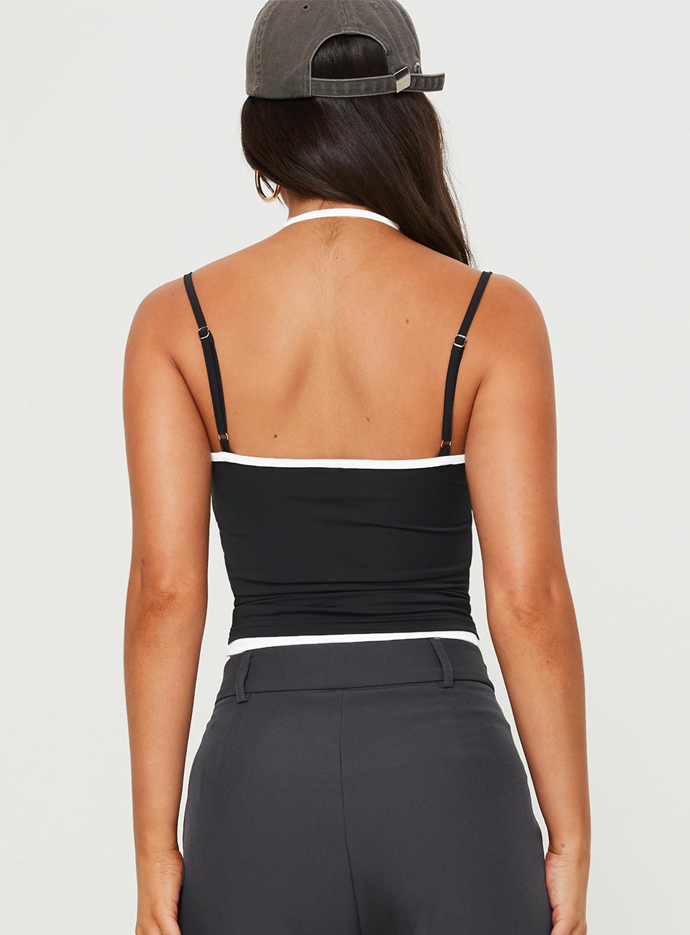 Premier Layered Tank Top Black-Vipp Girl