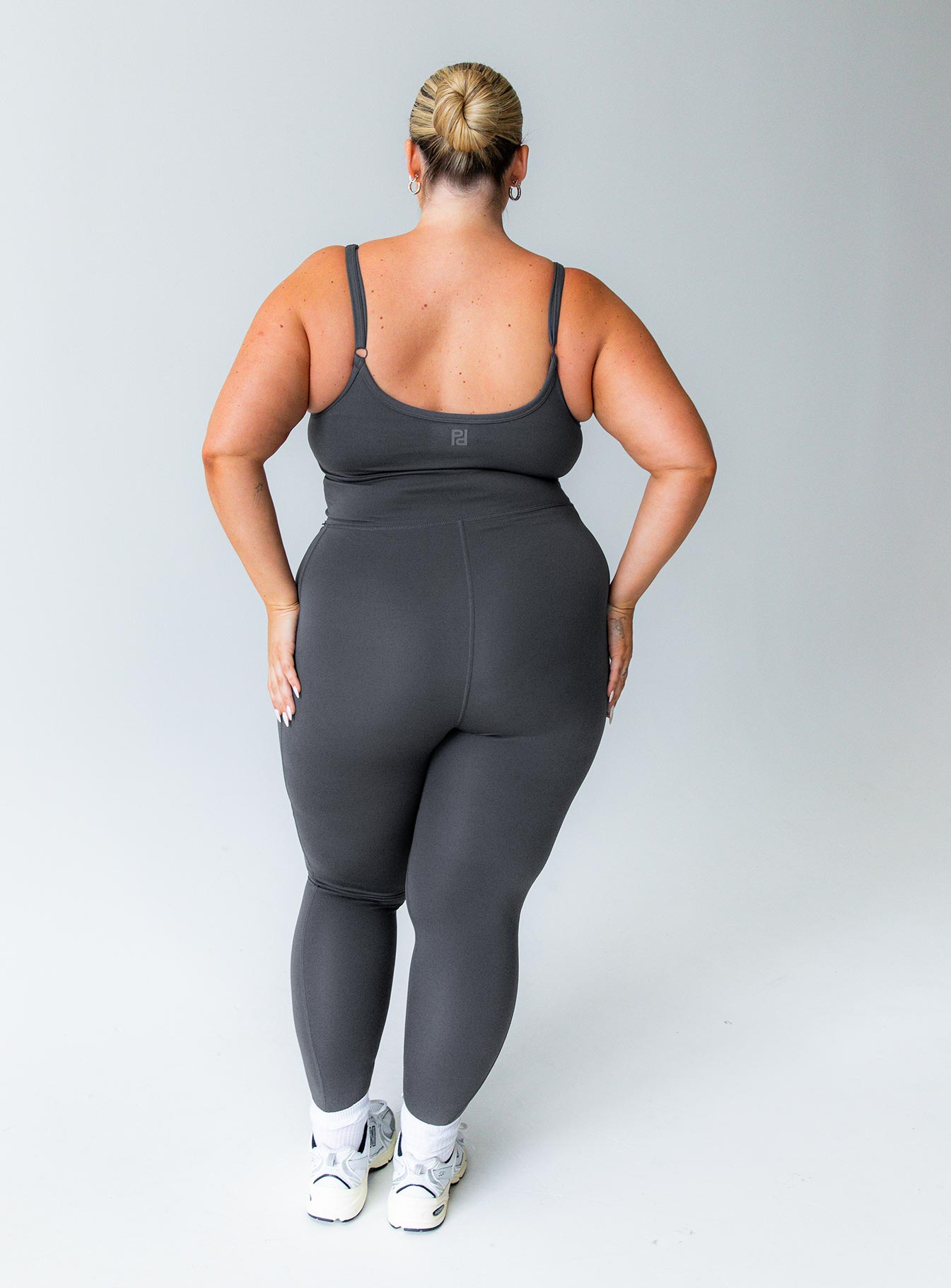 Go Getter Activewear Jumpsuit Grey Curve-Vipp Girl