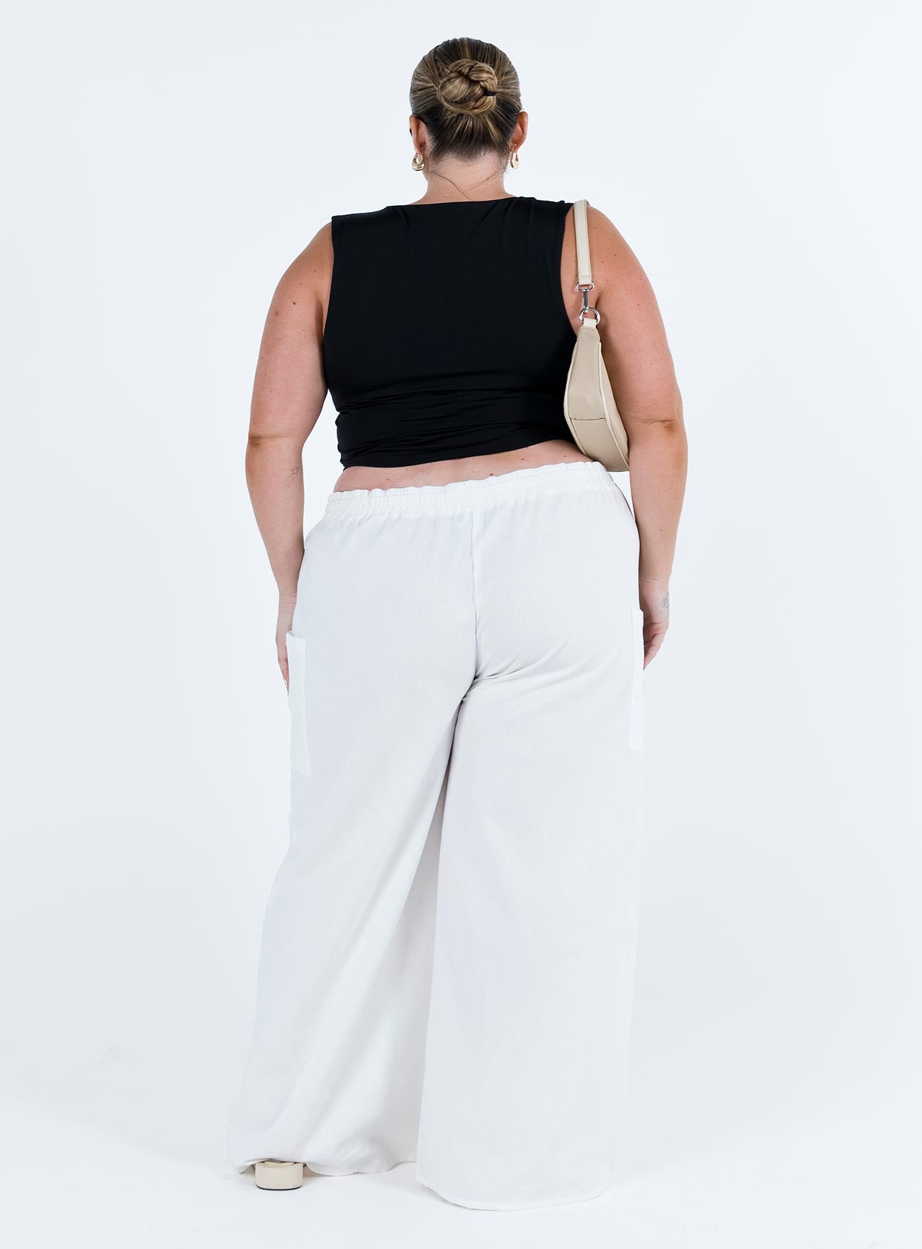 Brunie Pants White Curve-Vipp Girl