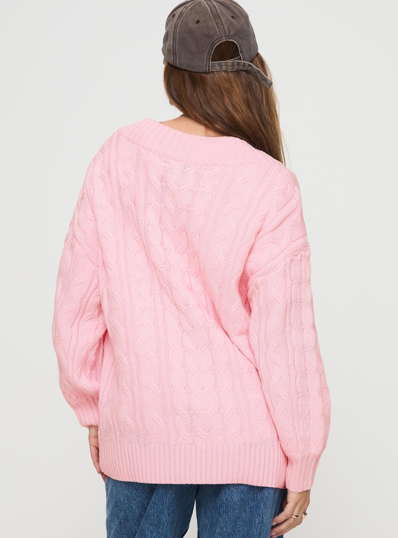 Moldova Knit Sweater Pink-Vipp Girl
