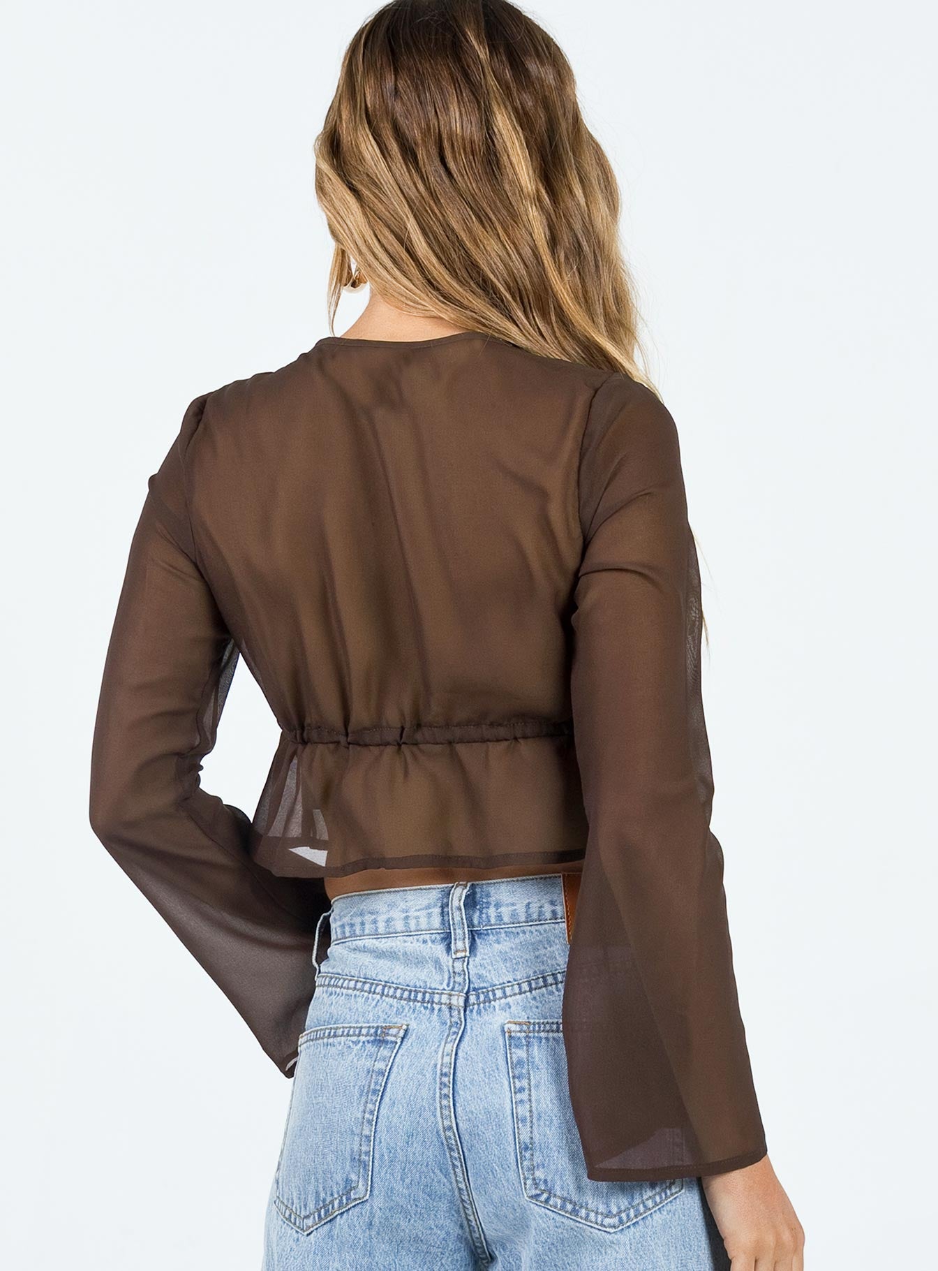 Kenney Long Sleeve Top Brown-Vipp Girl