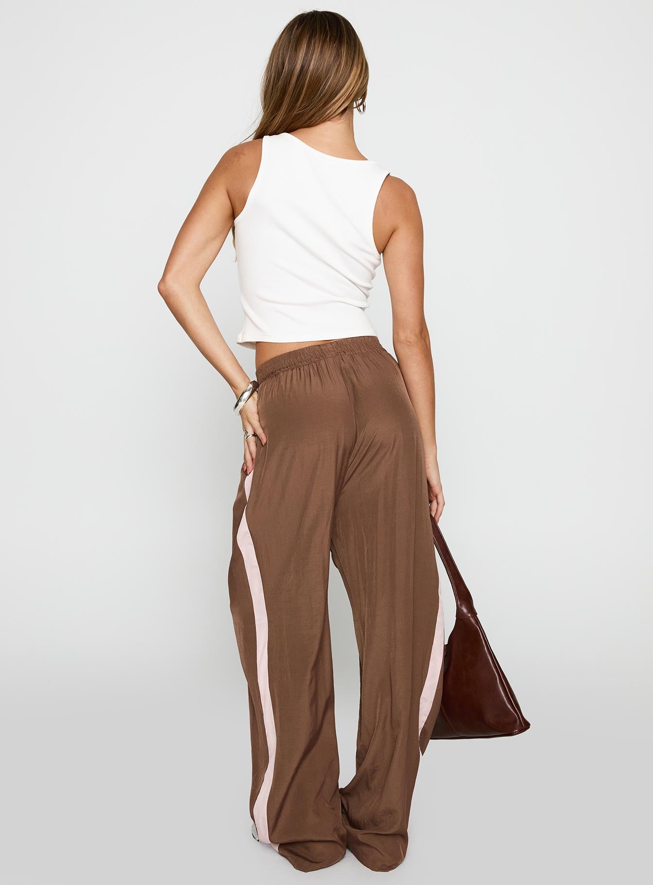 No Doubts Track Pant Brown-Vipp Girl