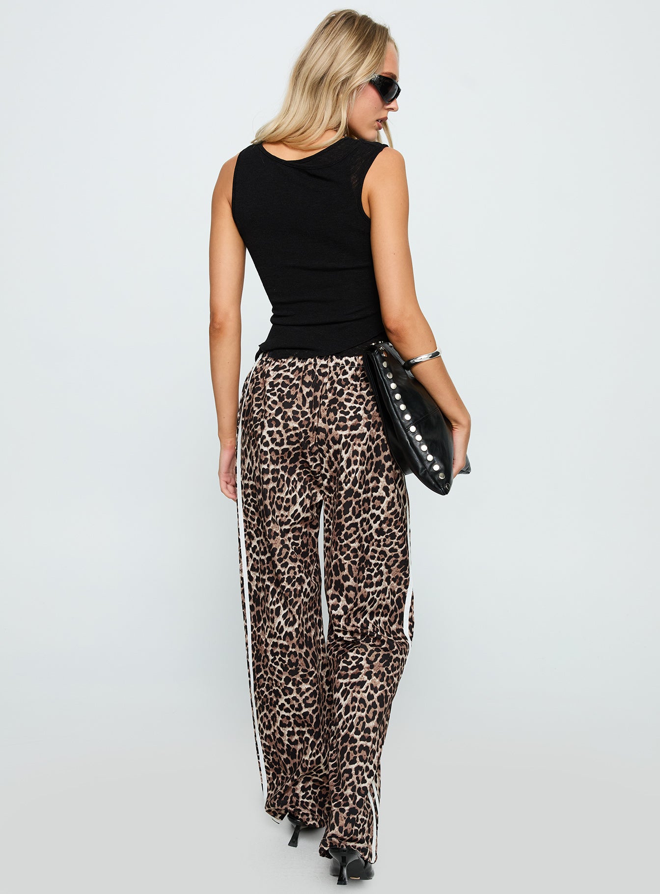 Buzzer Track Pants Leopard-Vipp Girl