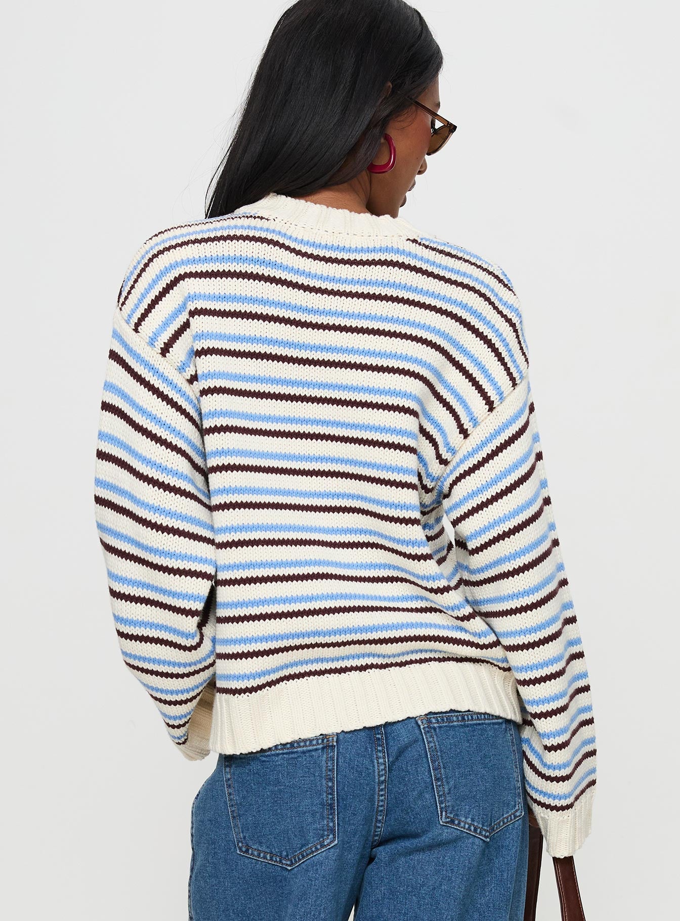 Karolyn Sweater Blue Stripe-Vipp Girl
