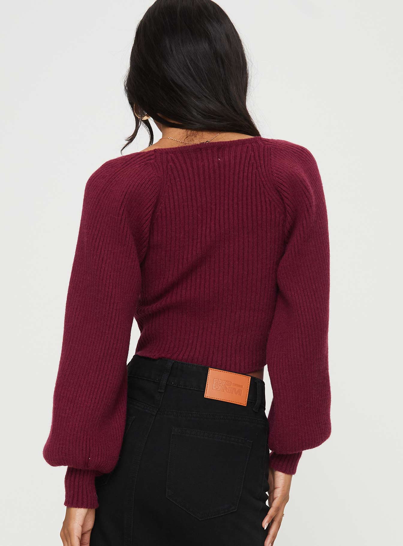 Bohemia Sweater Burgundy-Vipp Girl