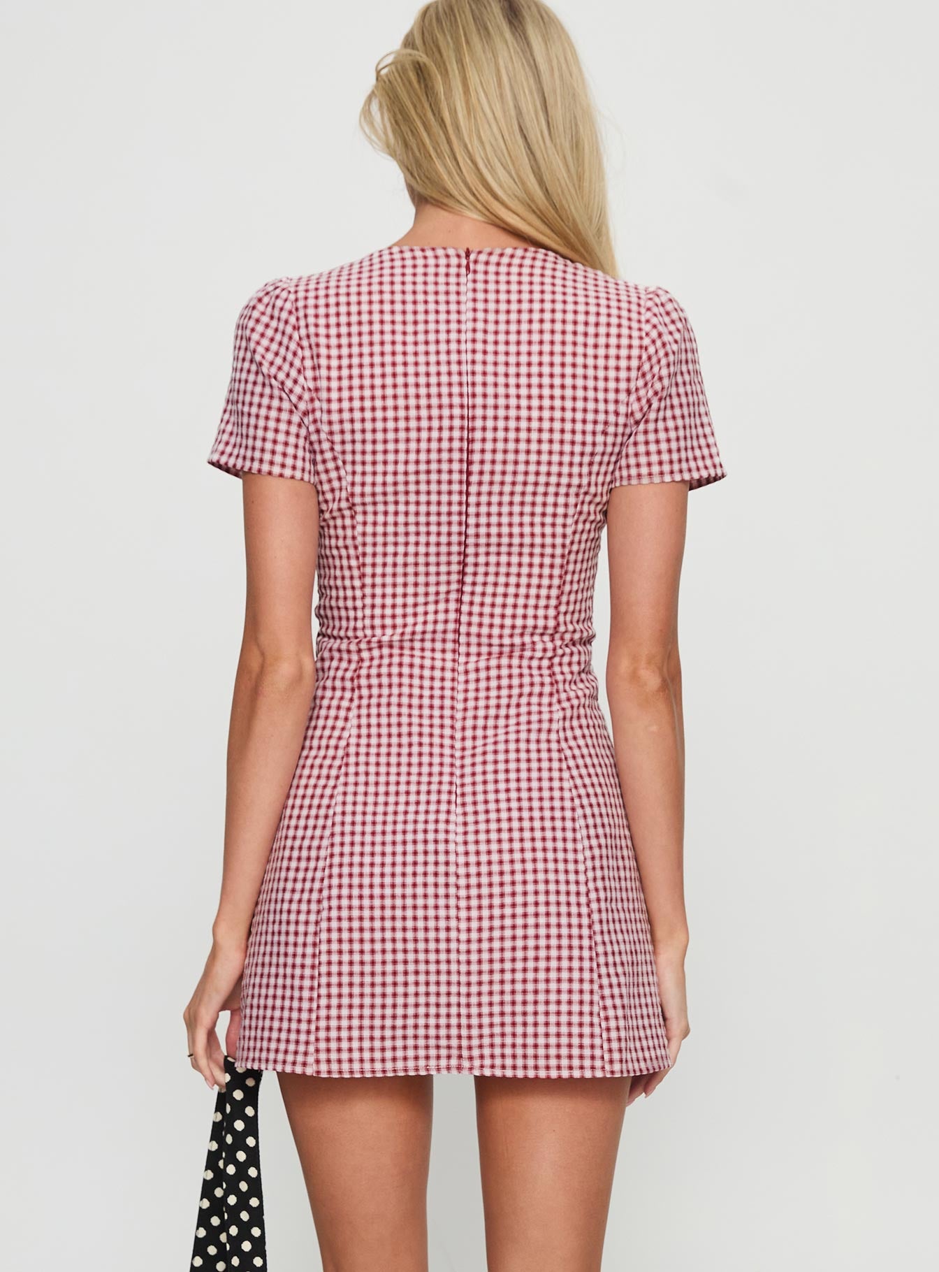 Loveliness Playsuit Red Check-Vipp Girl