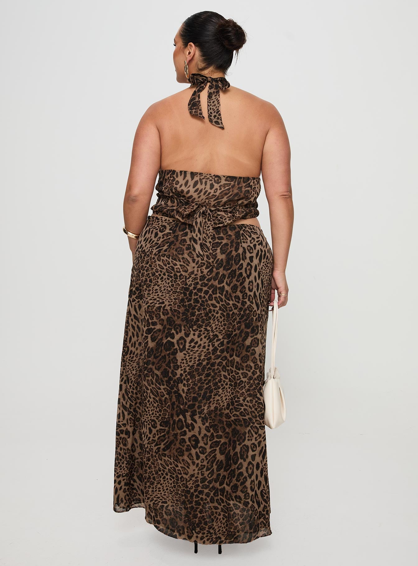Eleganza Maxi Skirt Leopard Curve-Vipp Girl
