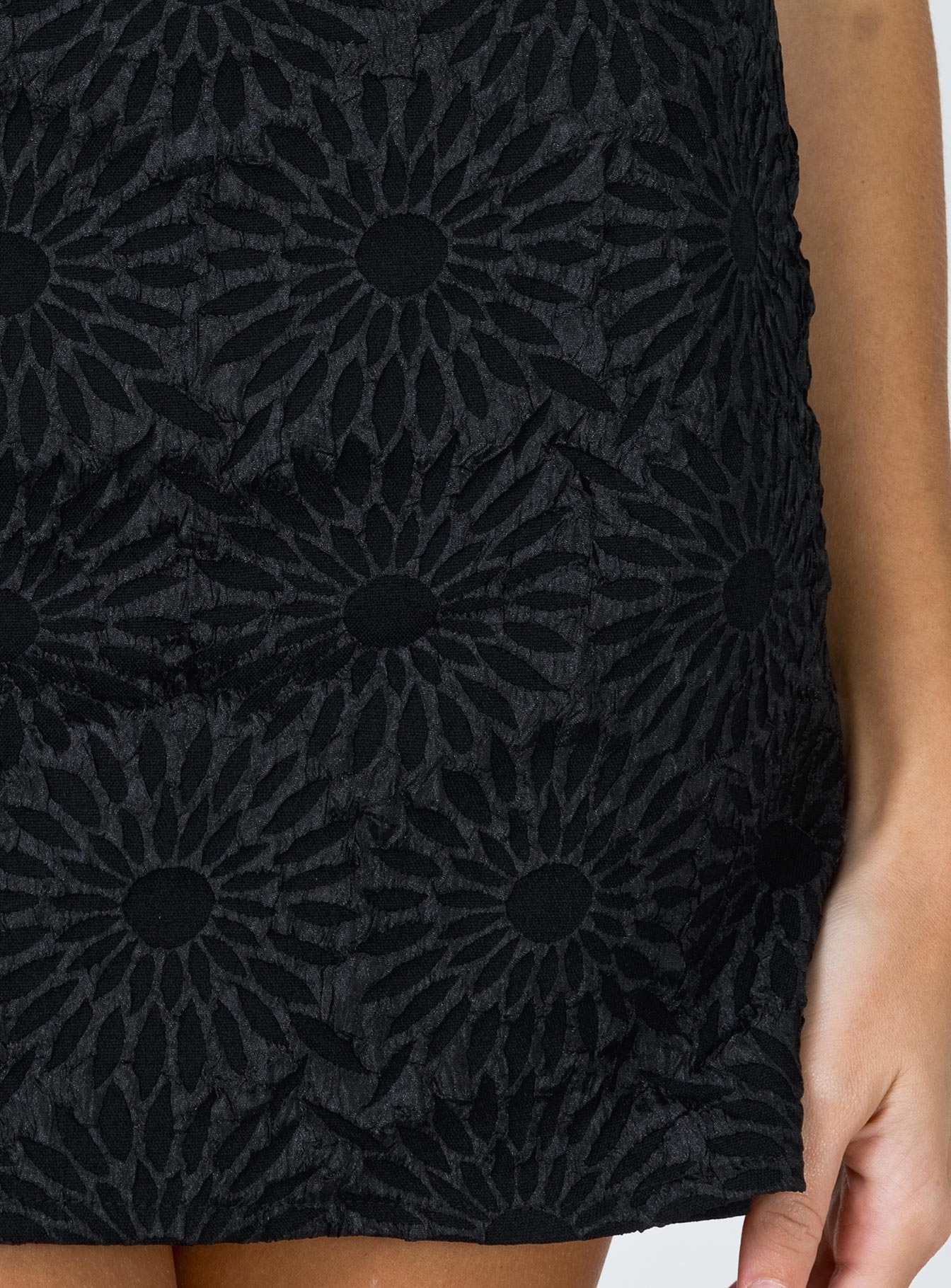 Naomi Cut Out Mini Dress Black-Vipp Girl