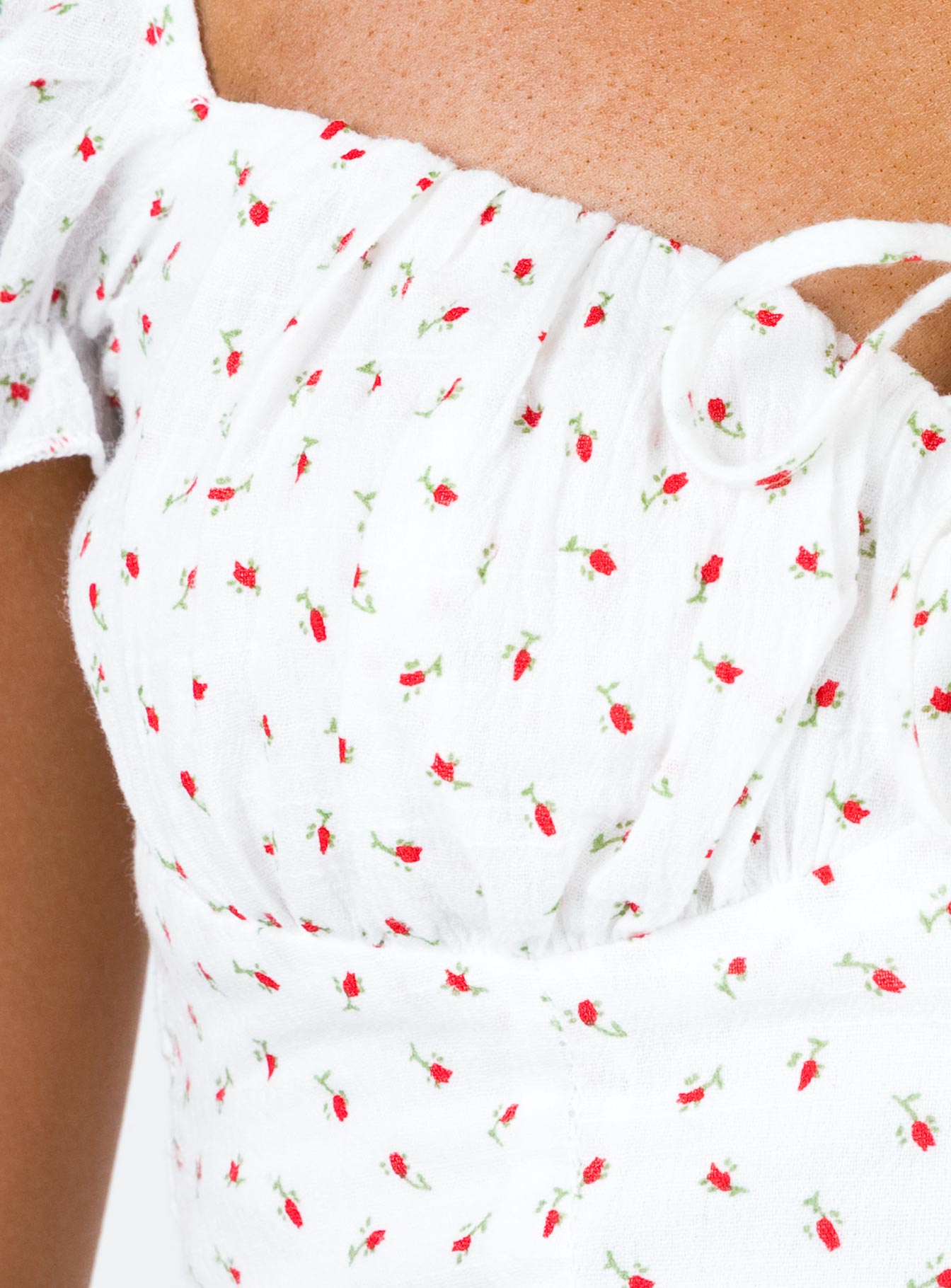 Natalina Mini Dress White / Red-Vipp Girl