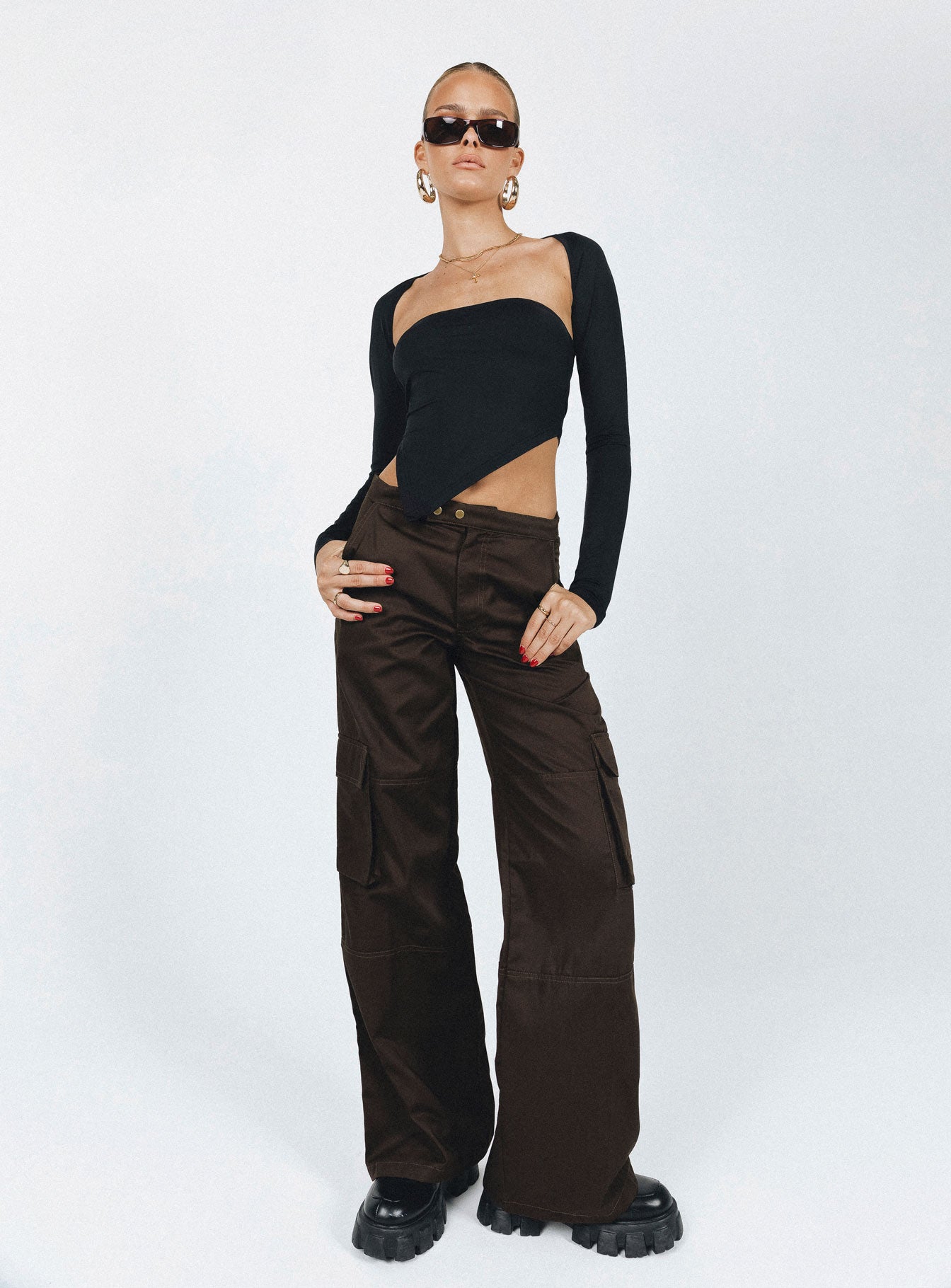 Motel Saul Trouser Dark Brown-Vipp Girl