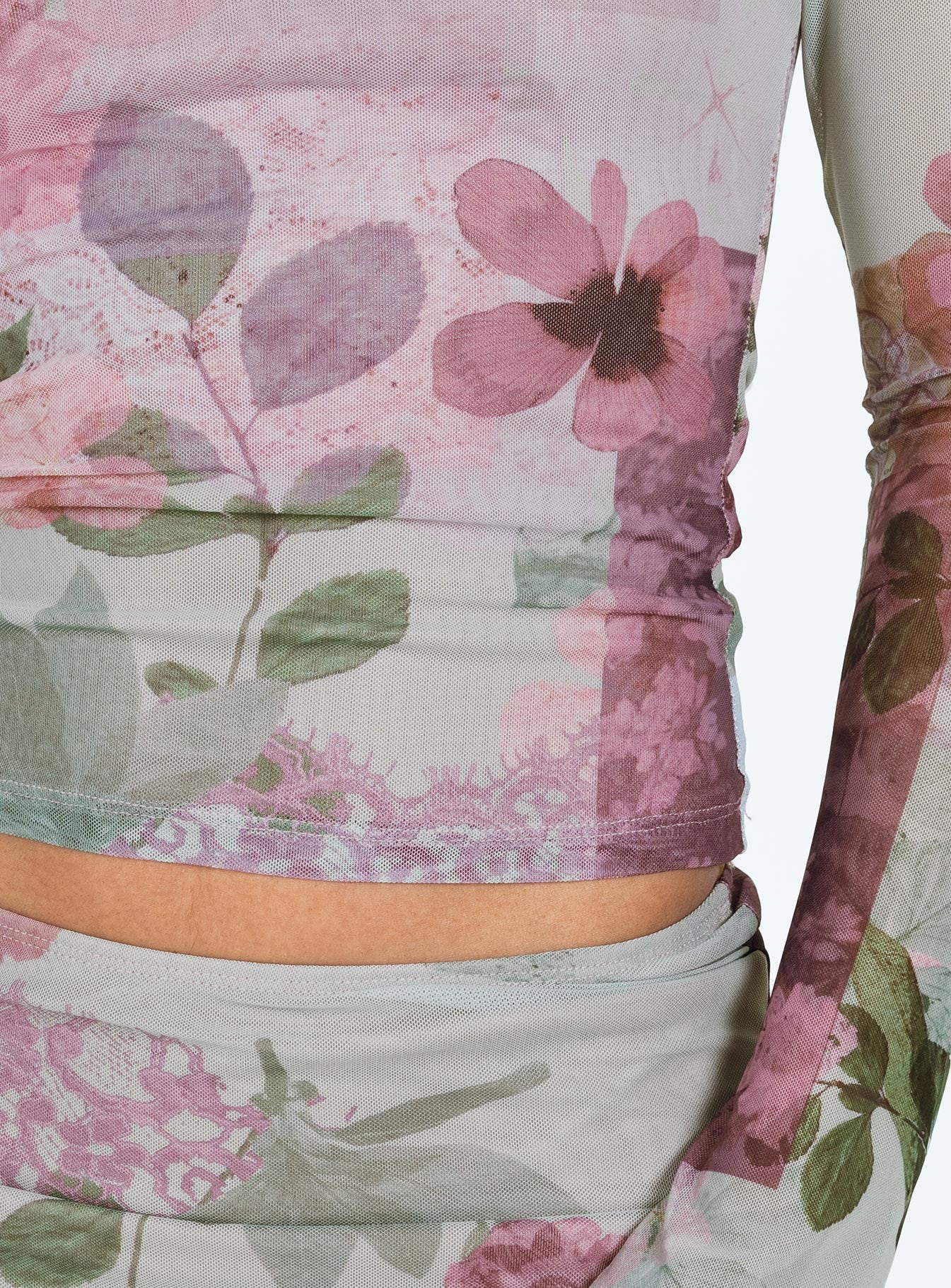 Neira Long Sleeve Top Mesh Multi-Vipp Girl