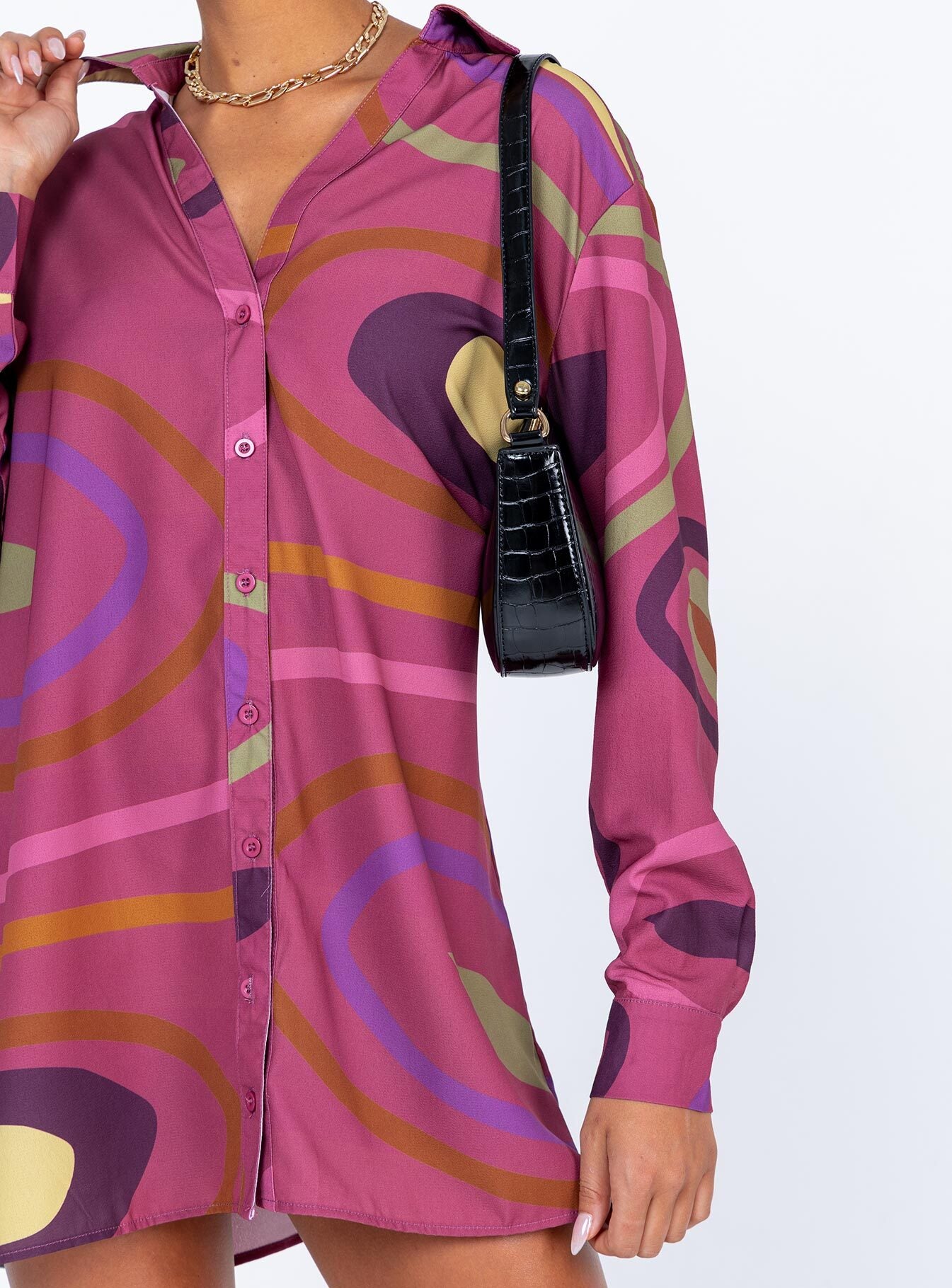 Lachlan Mini Dress Purple-Vipp Girl